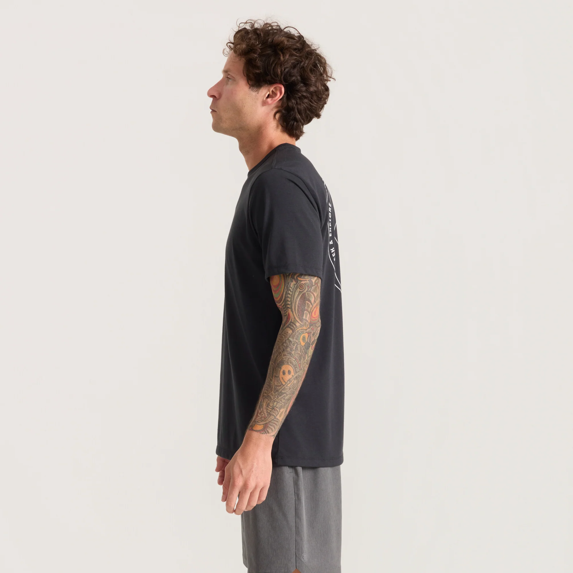 Mathis Active Short Sleeve Tee - Bod Black - Image 4