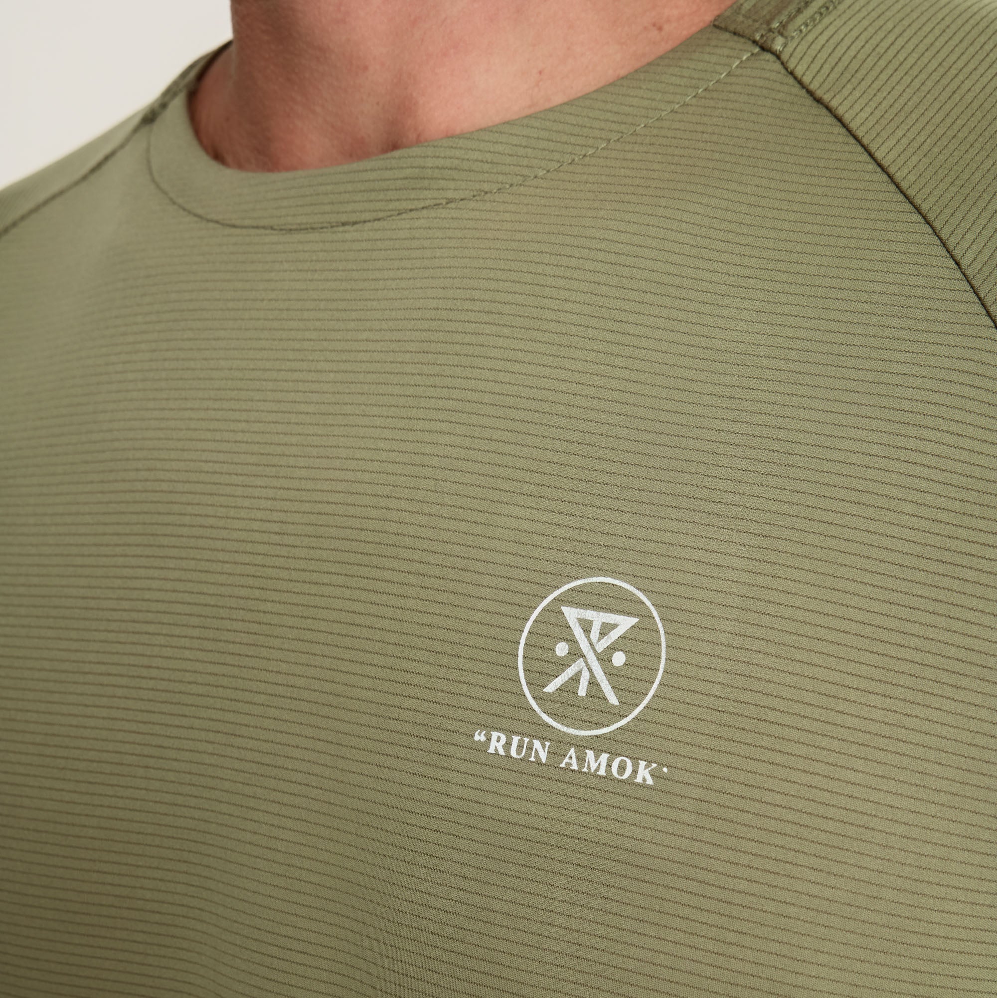 Alta Elite Trail Short Sleeve Tee - Light Military - Image 6