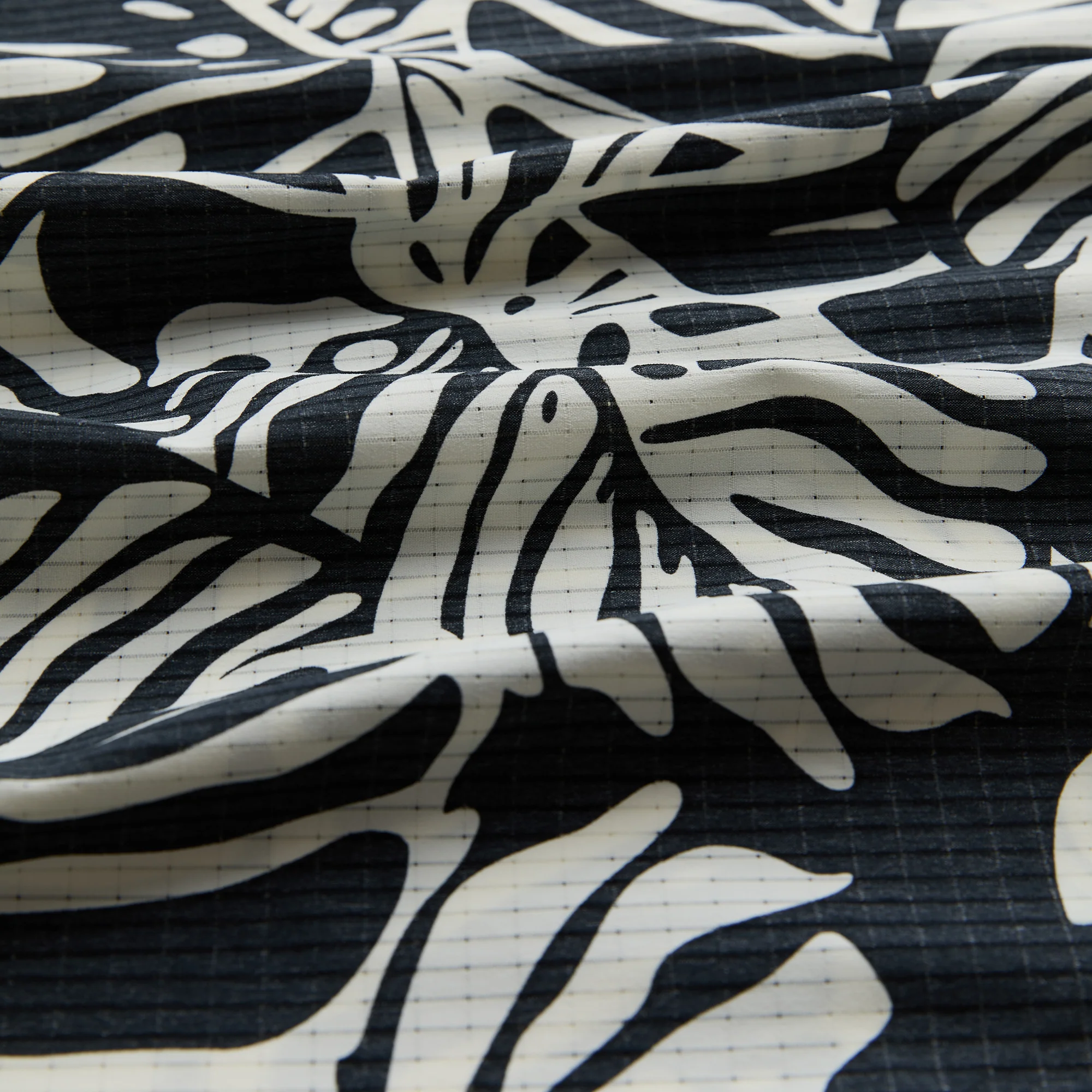 Bless Up Breathable Stretch Shirt - Black Monstera - Image 10