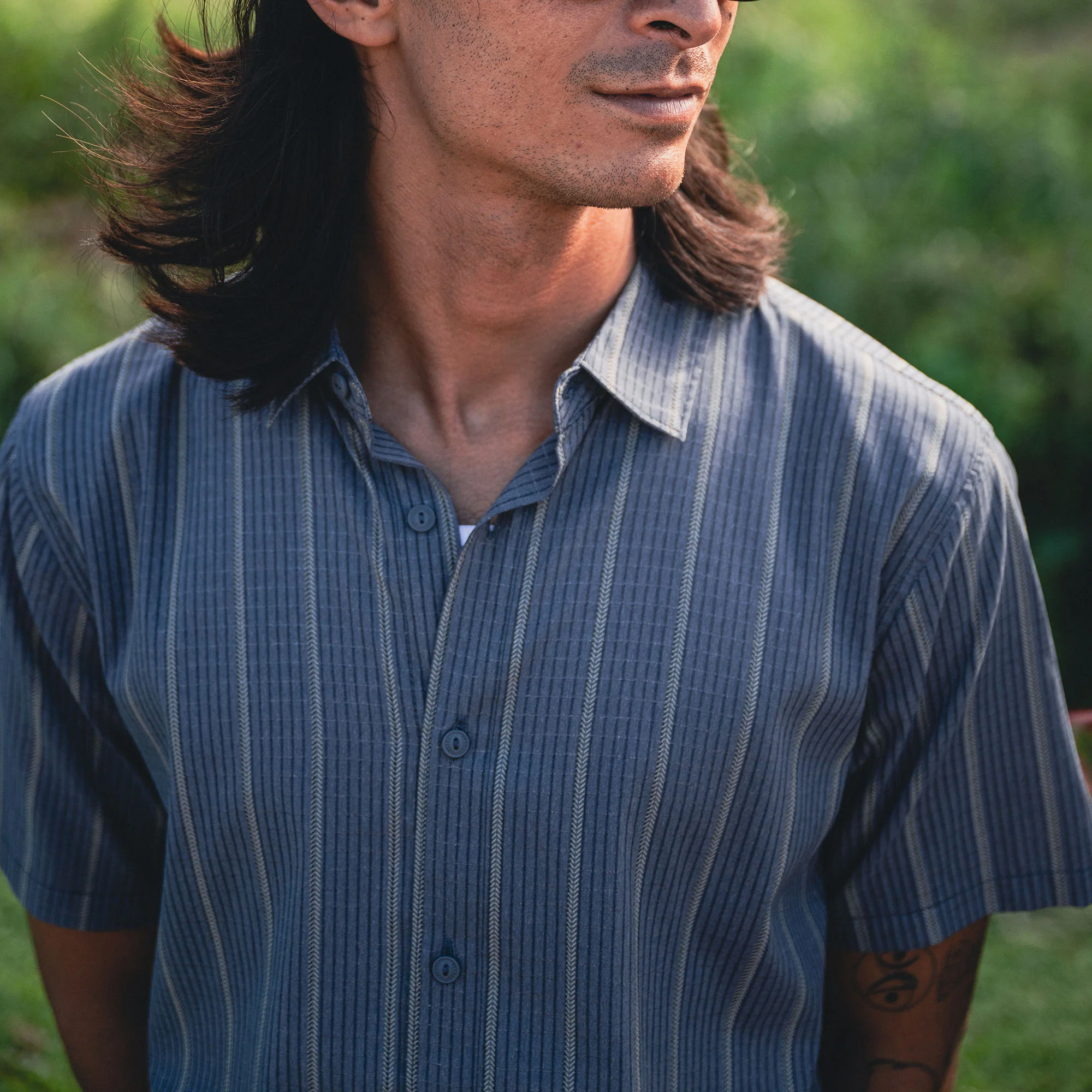 Bless Up Breathable Stretch Shirt - Neptune - Image 3