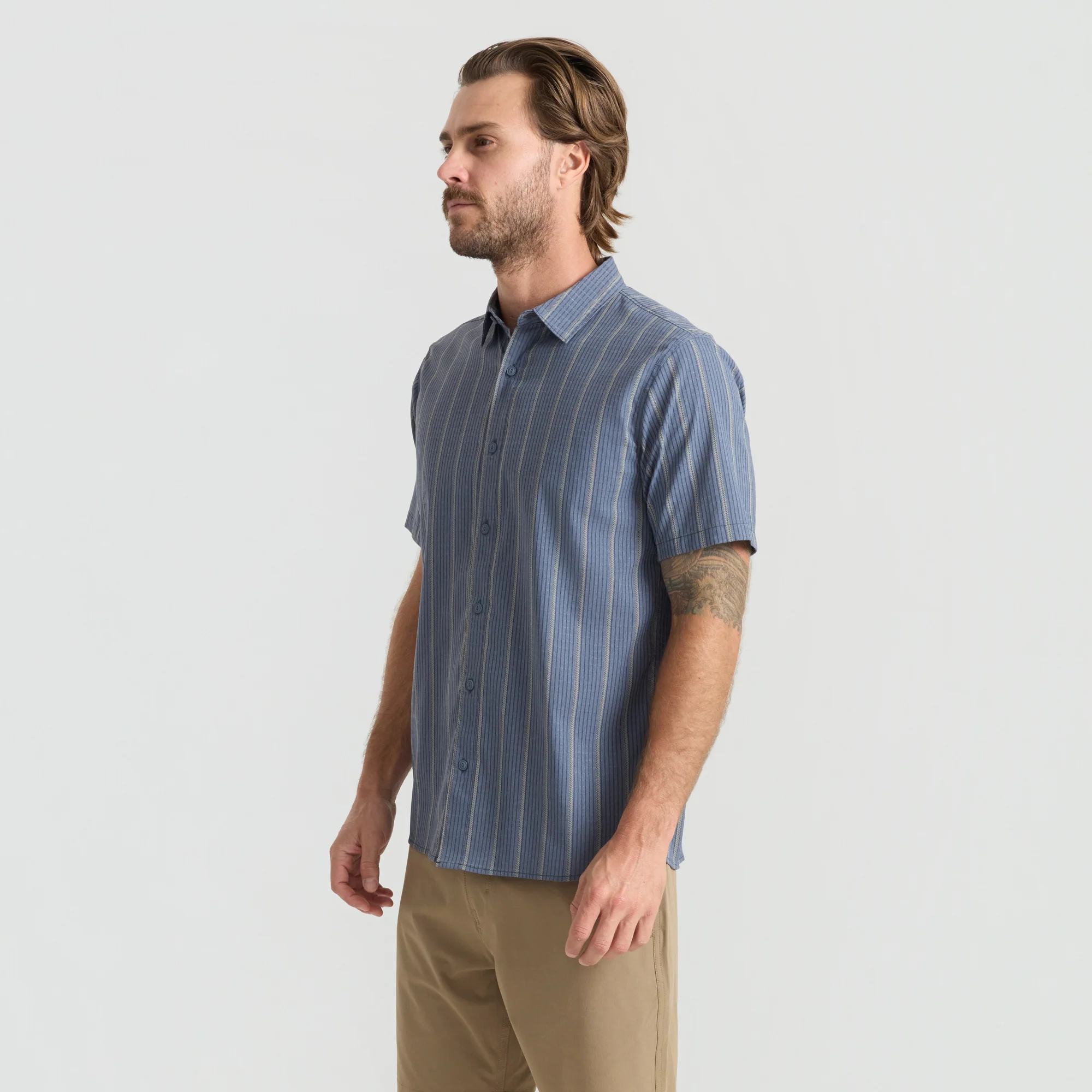Bless Up Breathable Stretch Shirt - Neptune - Image 7