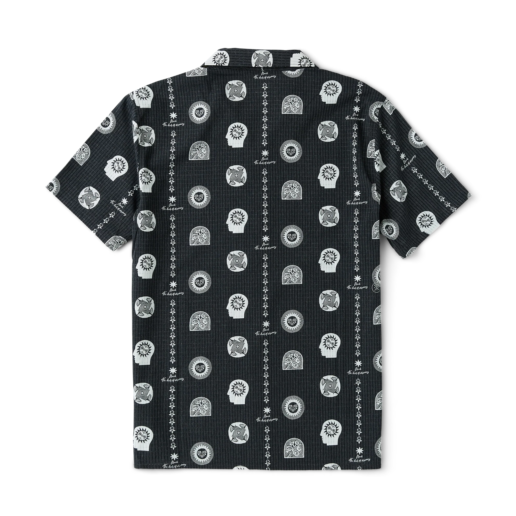 Bless Up Trail Button Up Shirt - Black Print - Image 11