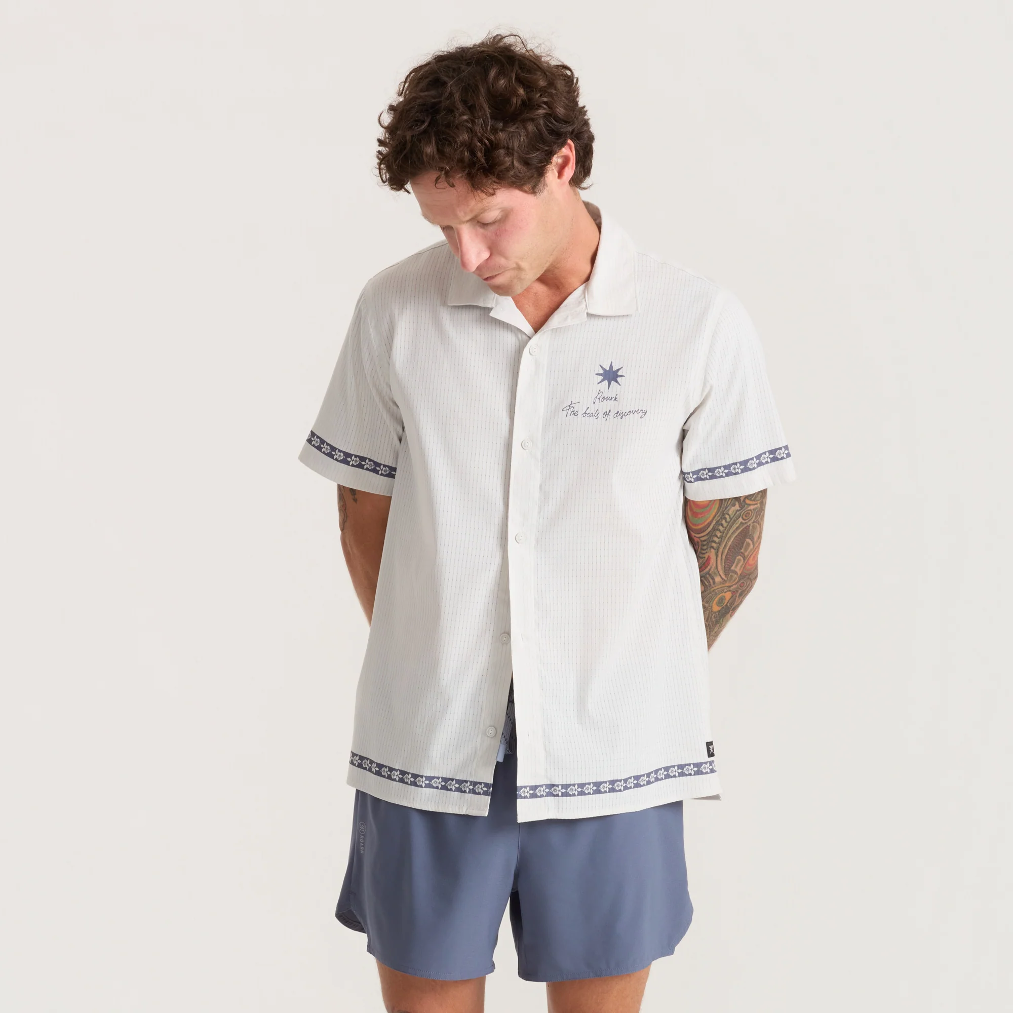 Bless Up Trail Button Up Shirt - Silver - Image 3
