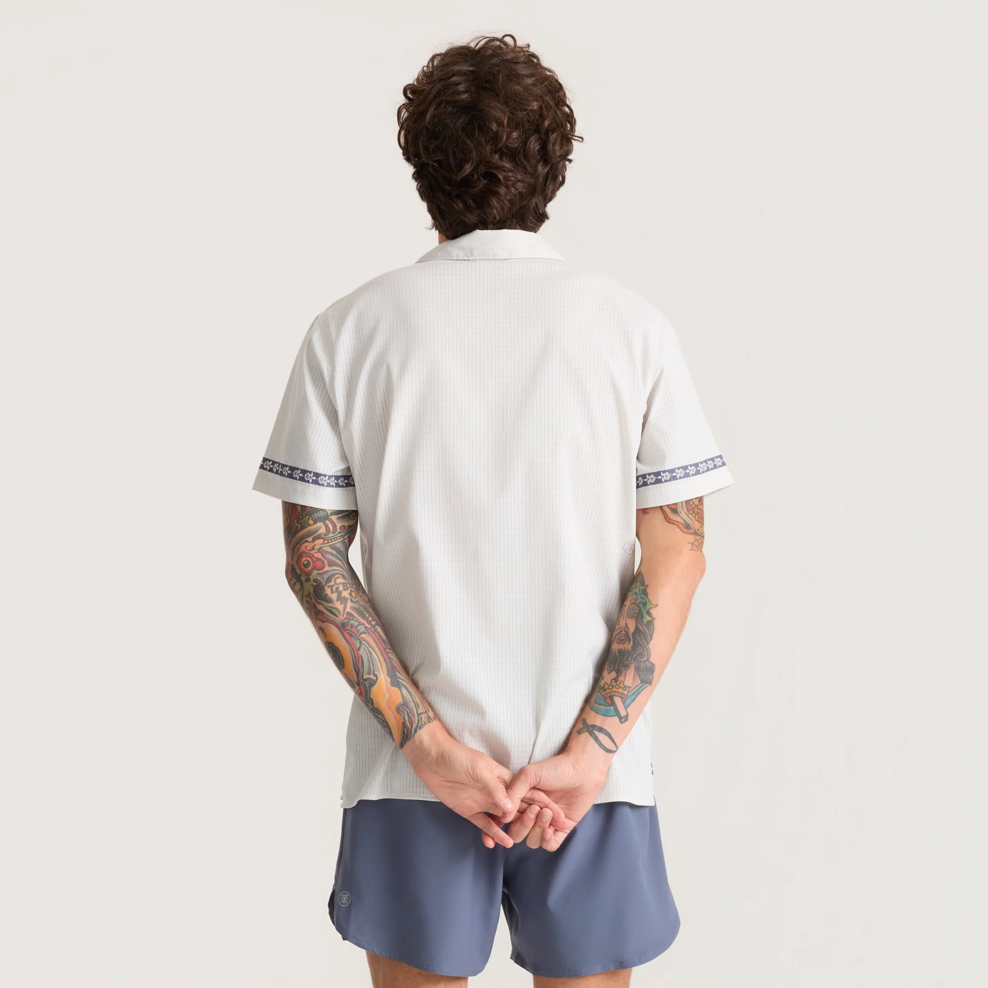 Bless Up Trail Button Up Shirt - Silver - Image 4