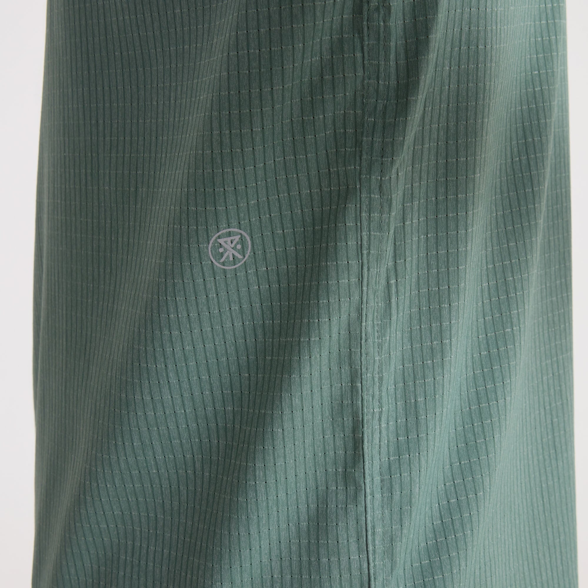 Bless Up Trail Button Up Shirt - Slate Green - Image 6