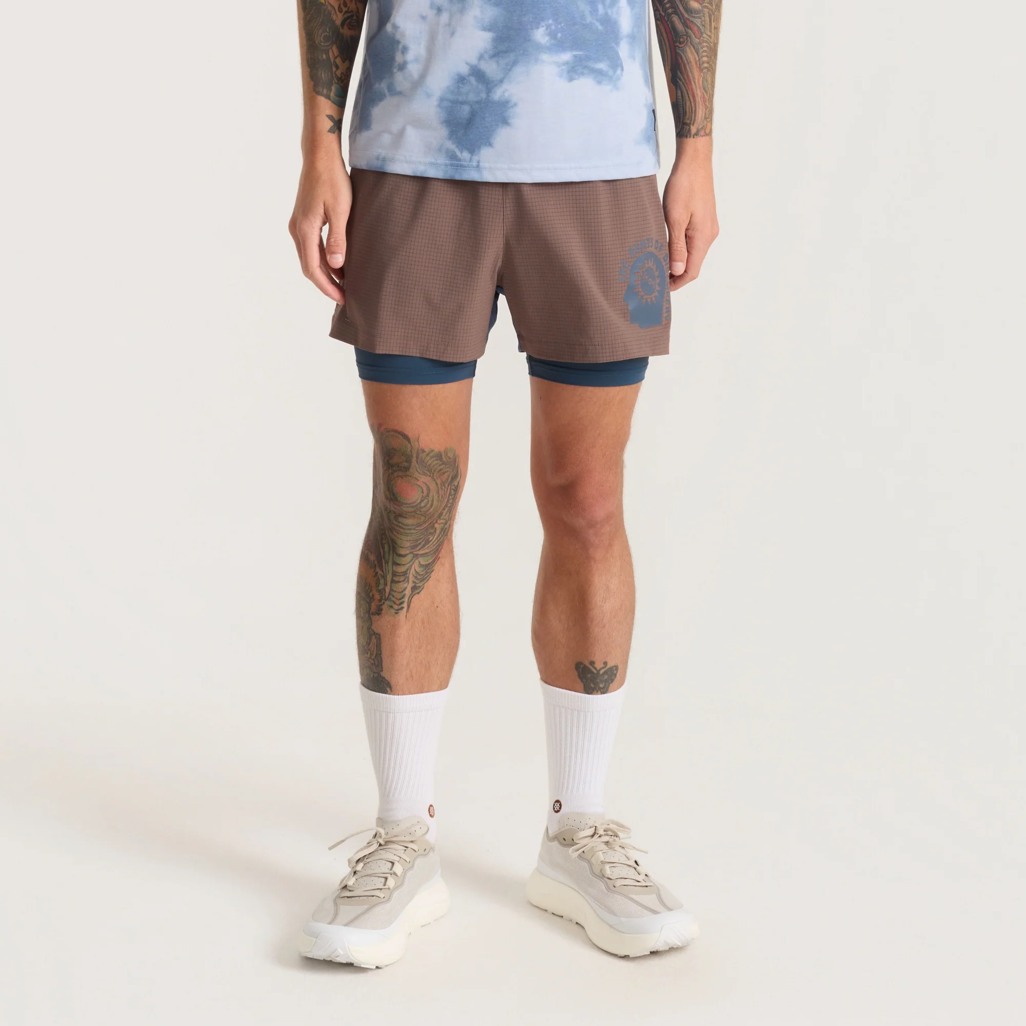 Bommer 3.5" Shorts - Faded Brown - Image 3
