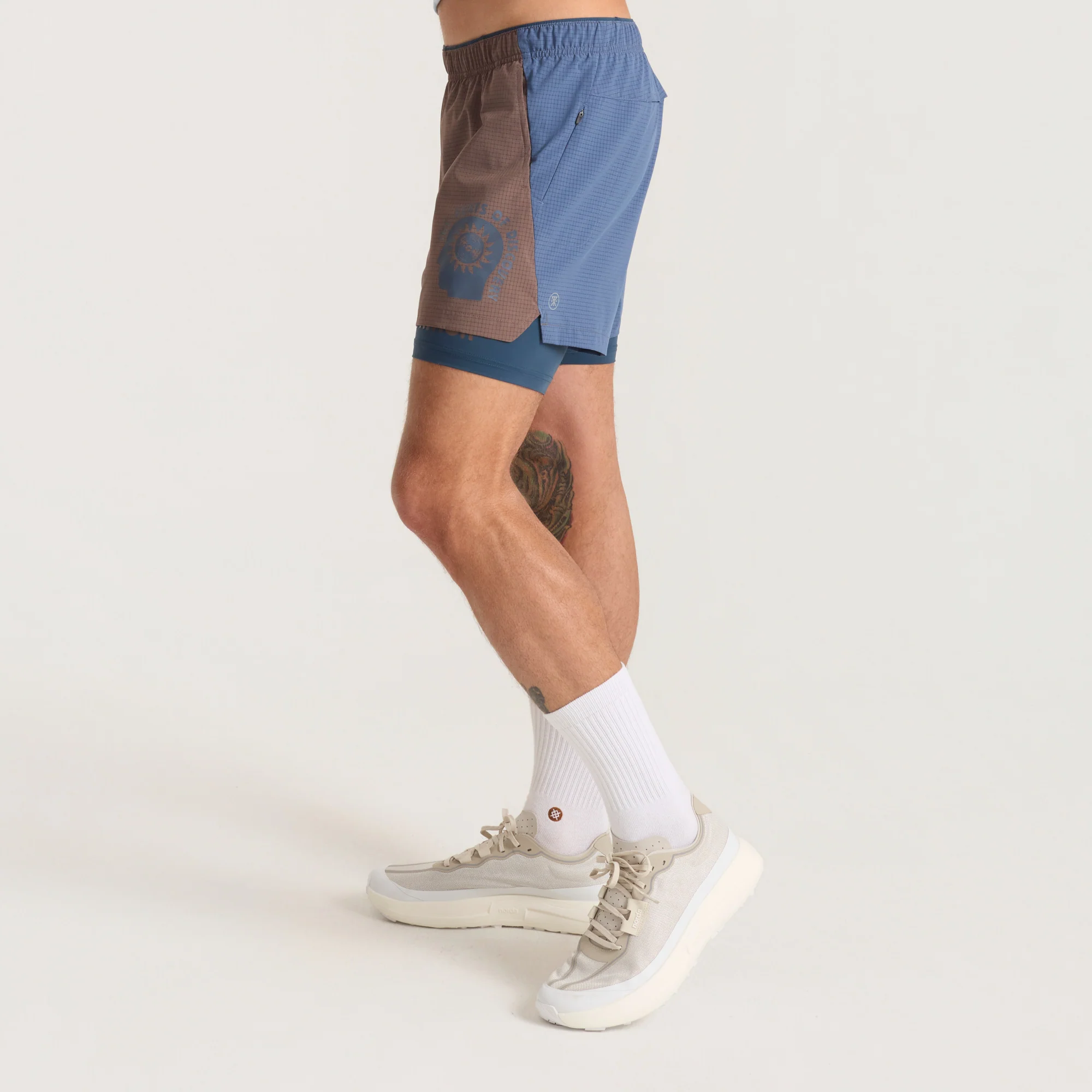 Bommer 3.5" Shorts - Faded Brown - Image 7