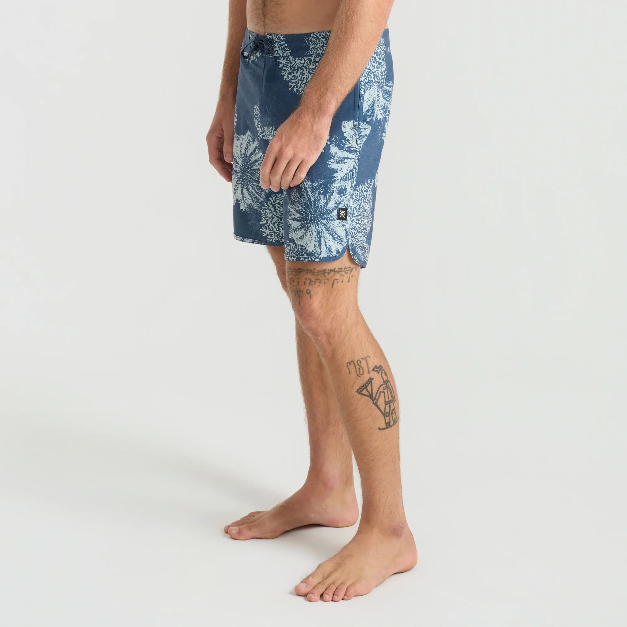 Chiller Scallop Boardshorts - Navy - Image 4