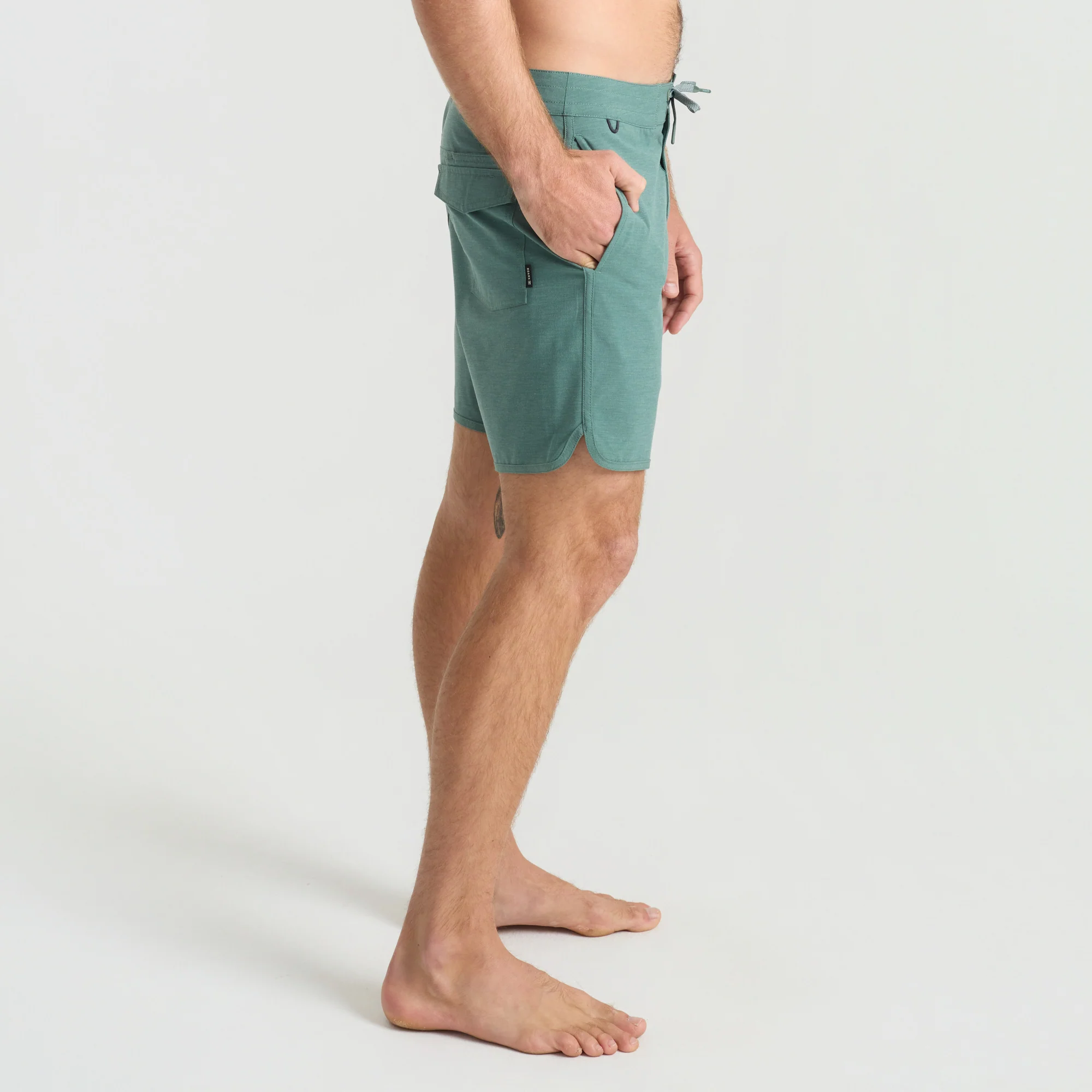 Chiller Scallop Boardshorts - Slate Green - Image 5