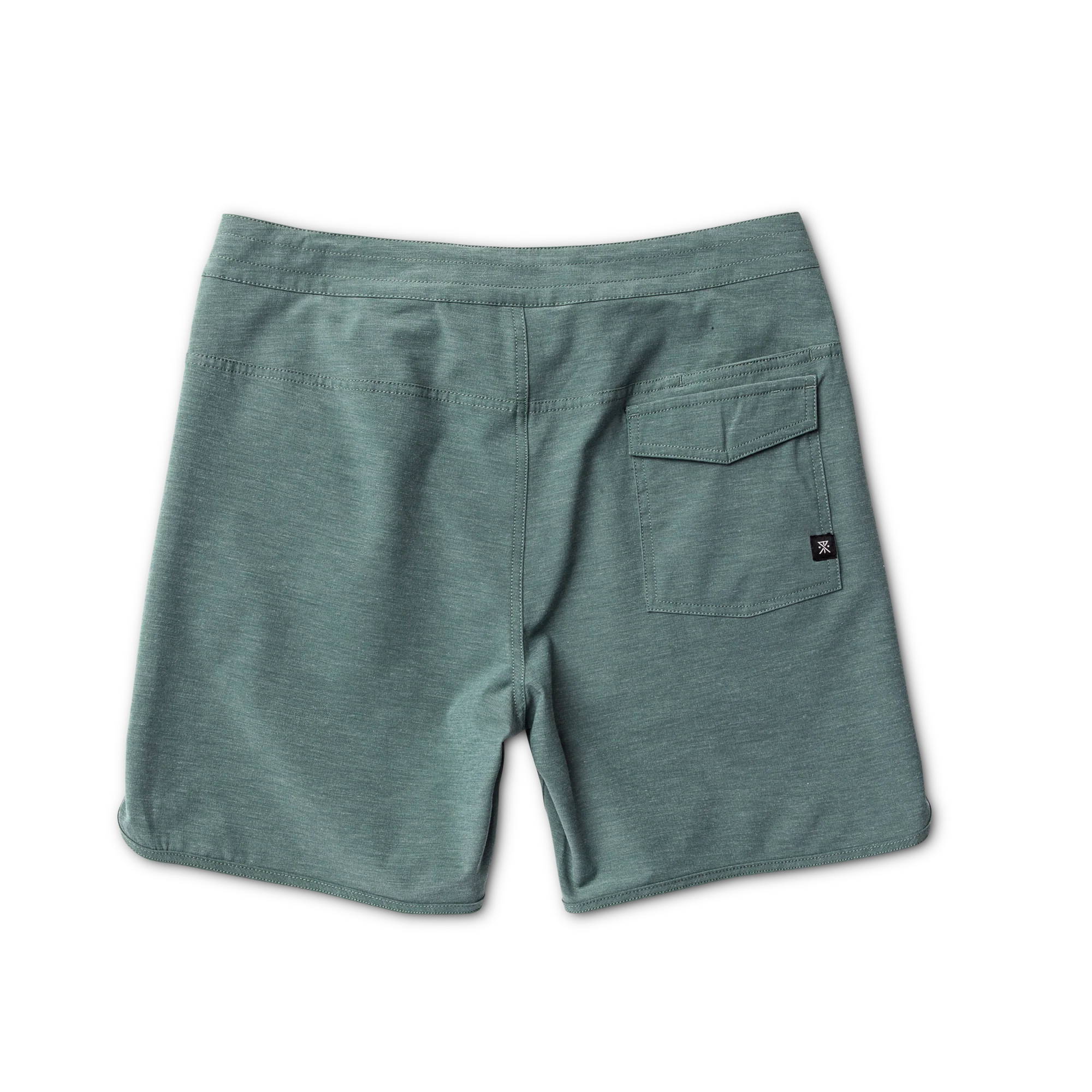Chiller Scallop Boardshorts - Slate Green - Image 6