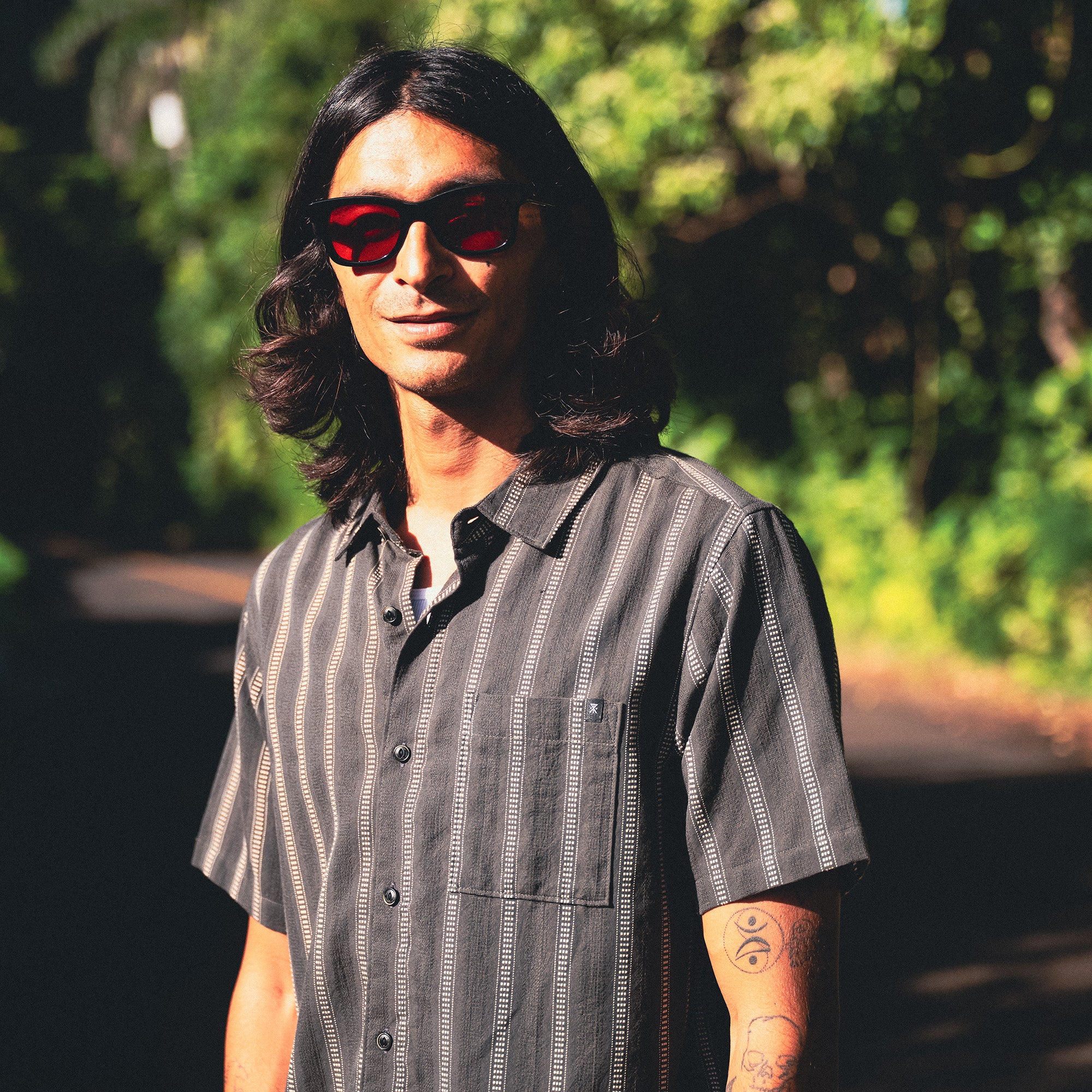 Crosswinds Button Up Shirt - Onyx - Image 3