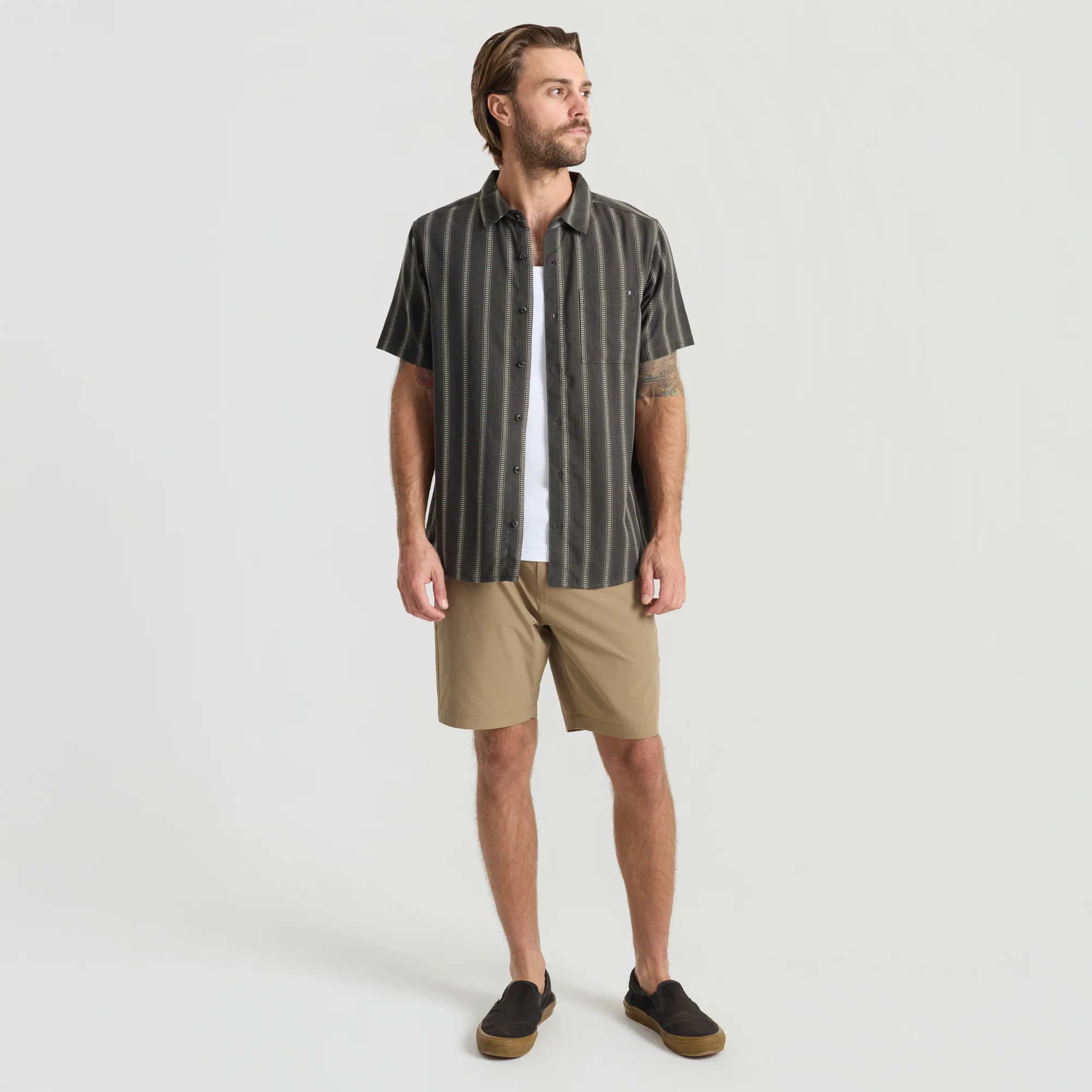 Crosswinds Button Up Shirt - Onyx - Image 6
