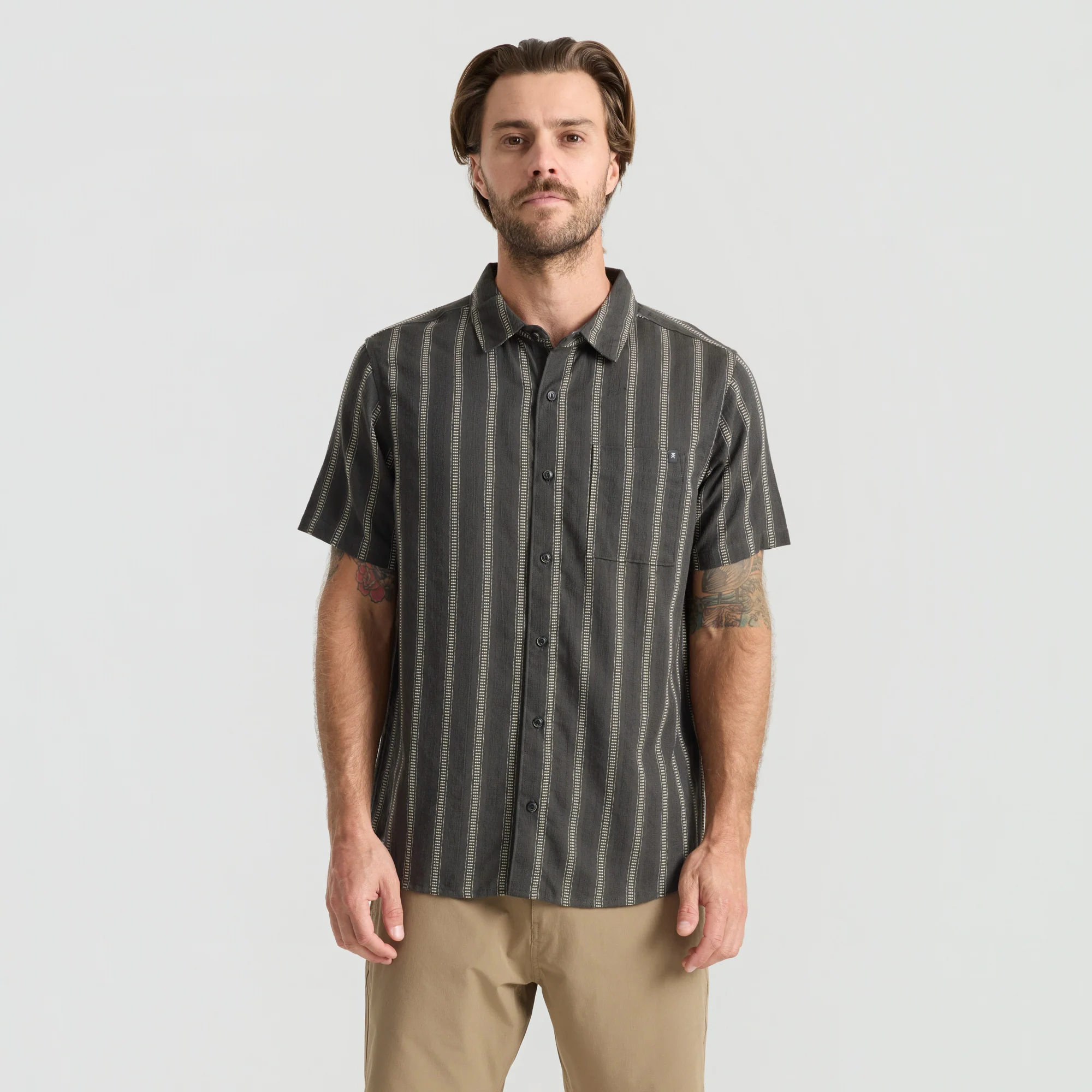 Crosswinds Button Up Shirt - Onyx - Image 8