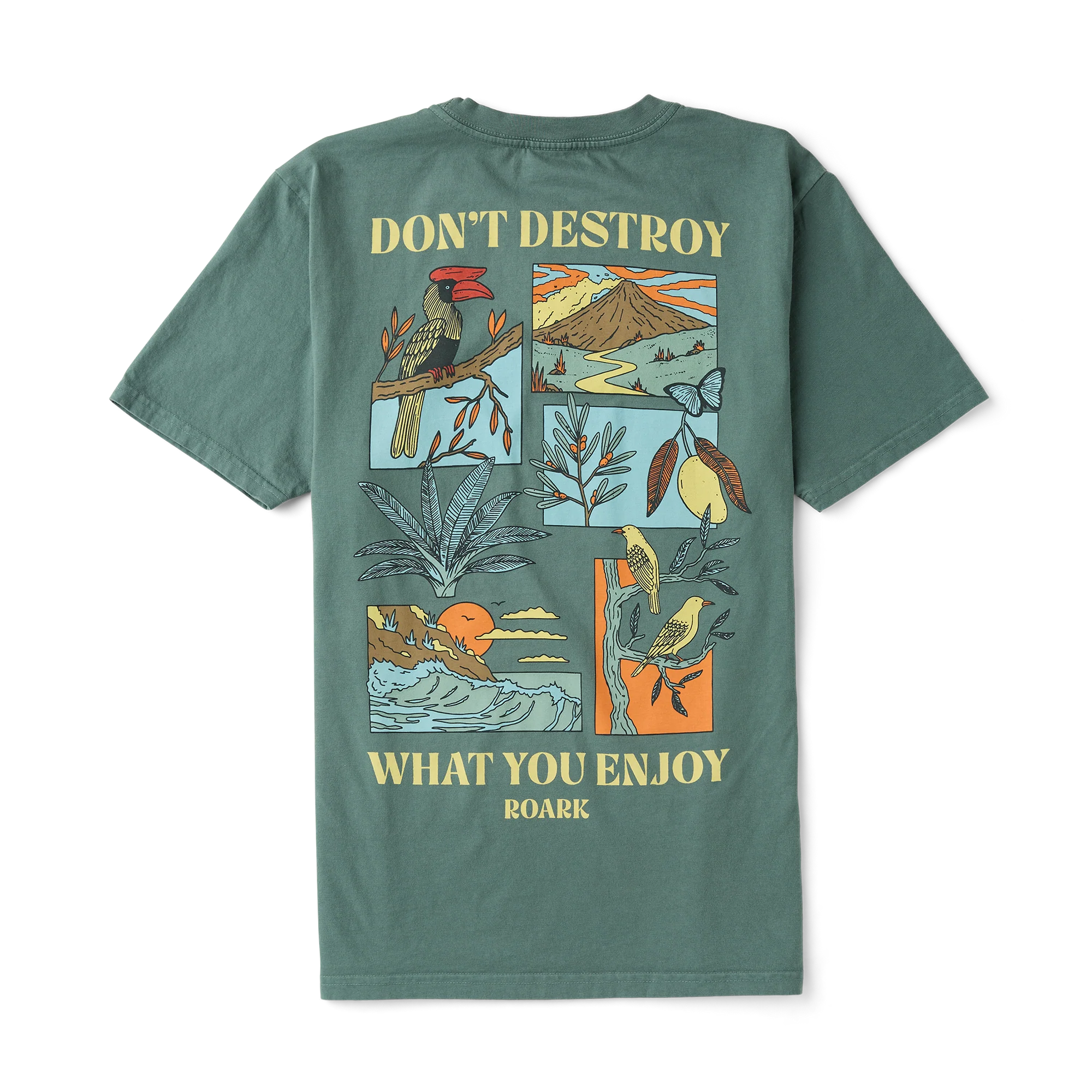 Enjoy Premium Tee - Slate Green