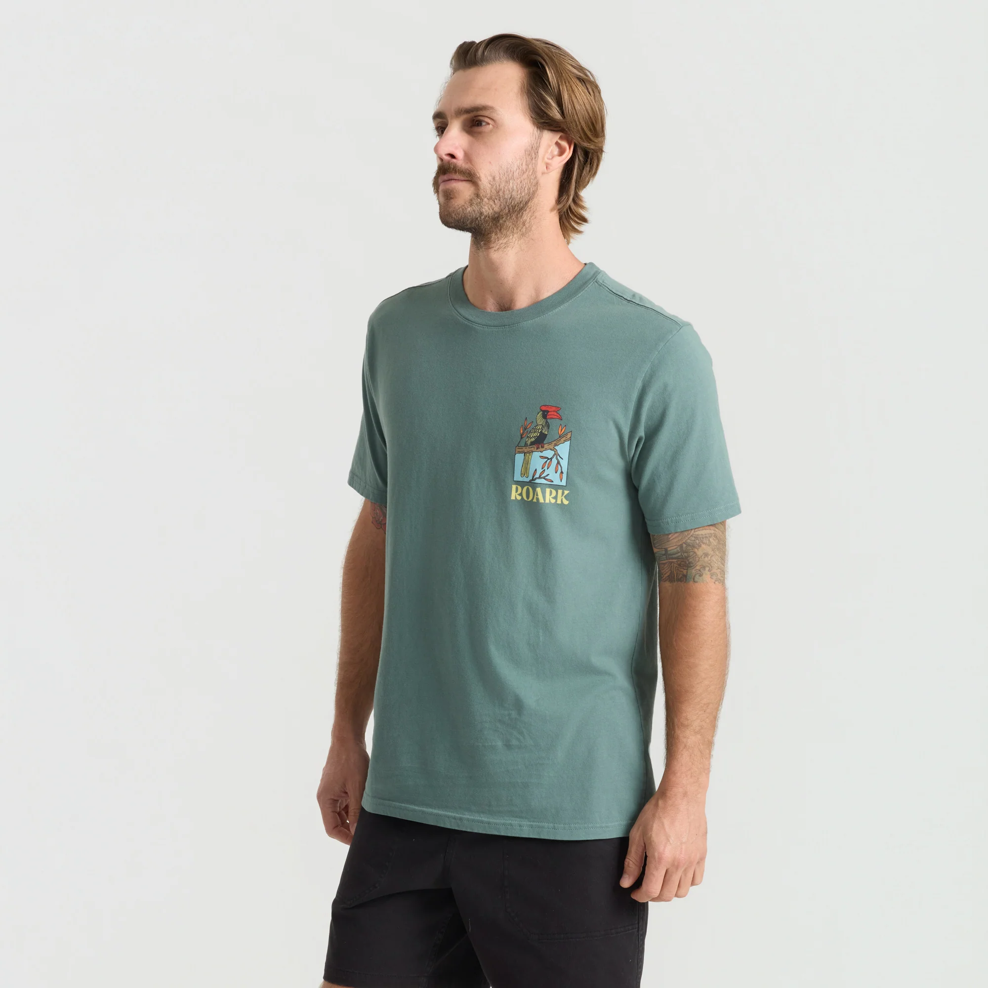Enjoy Premium Tee - Slate Green - Image 3