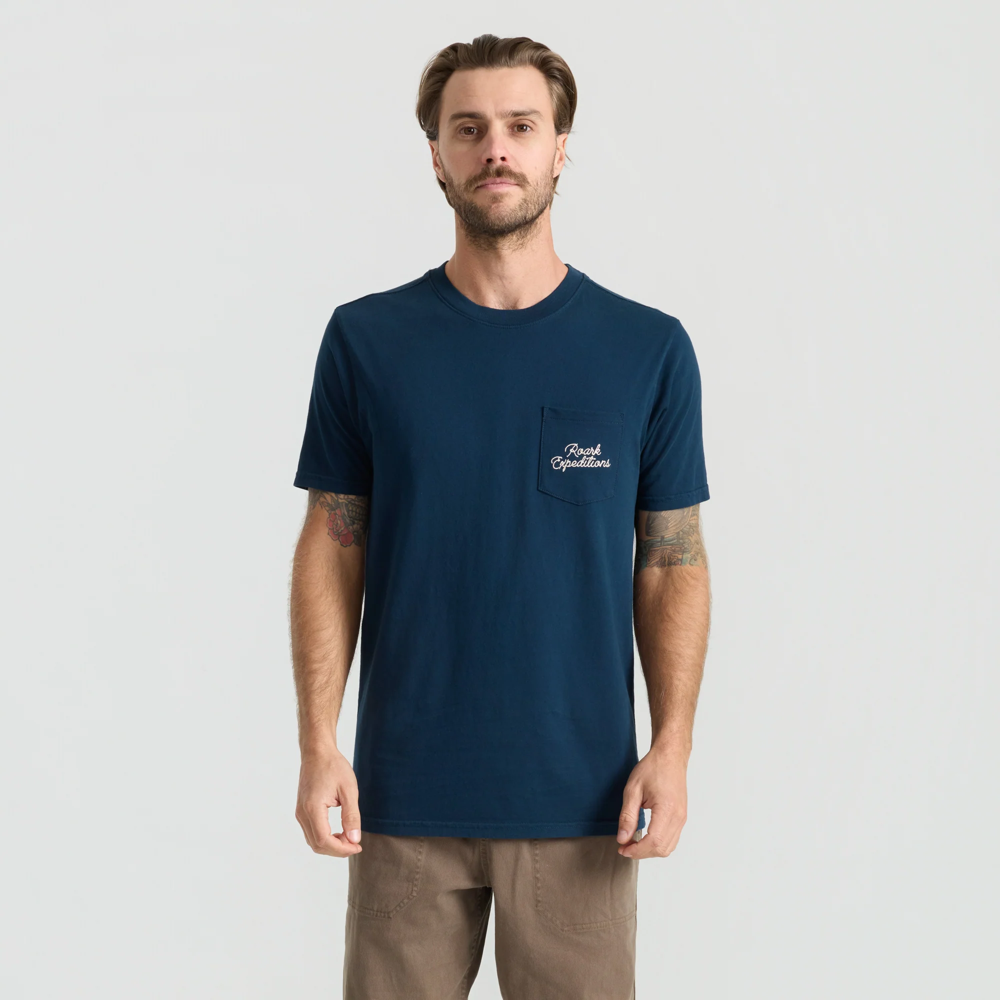 Expeditions Pocket Premium Tee - Navy - Image 2
