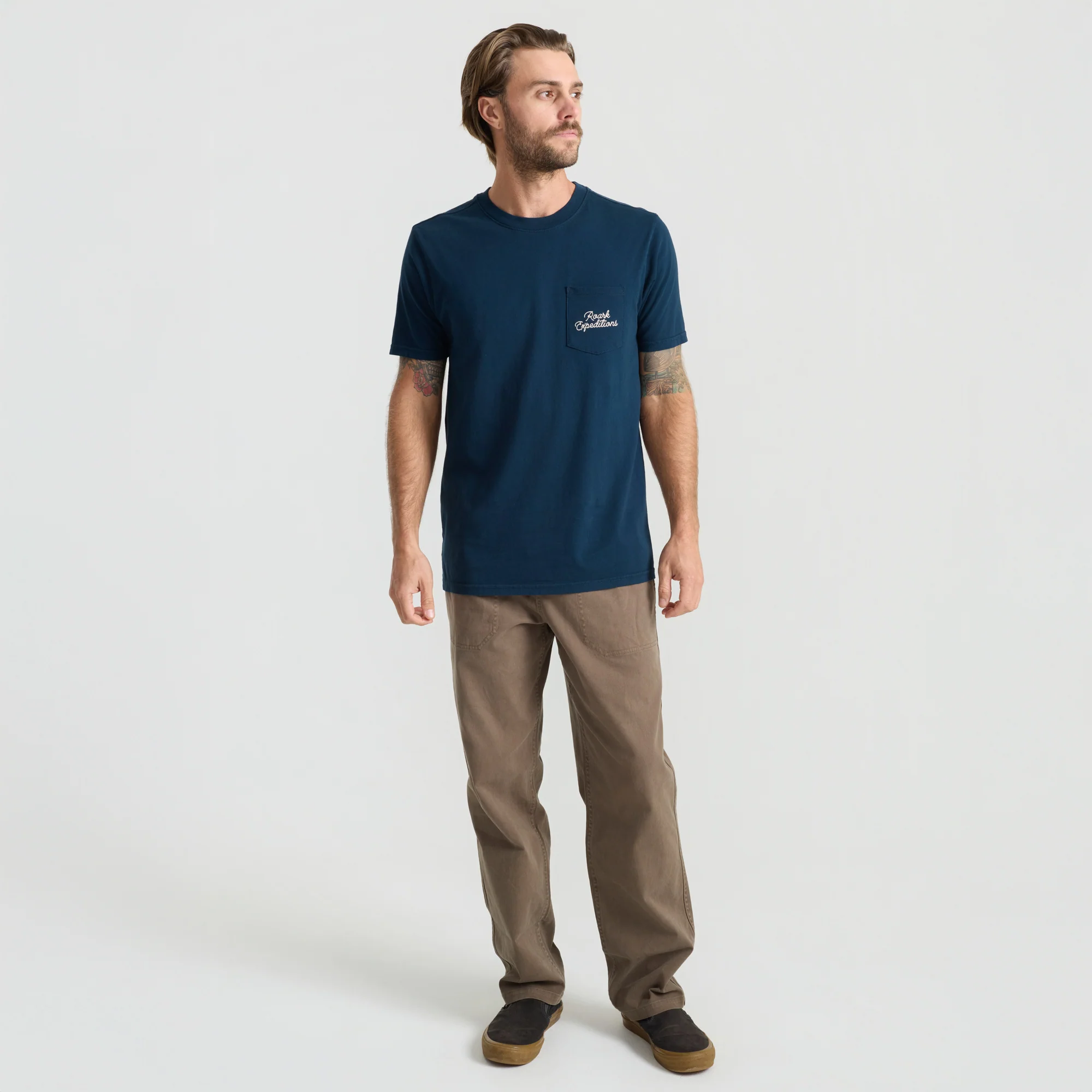 Expeditions Pocket Premium Tee - Navy - Image 4