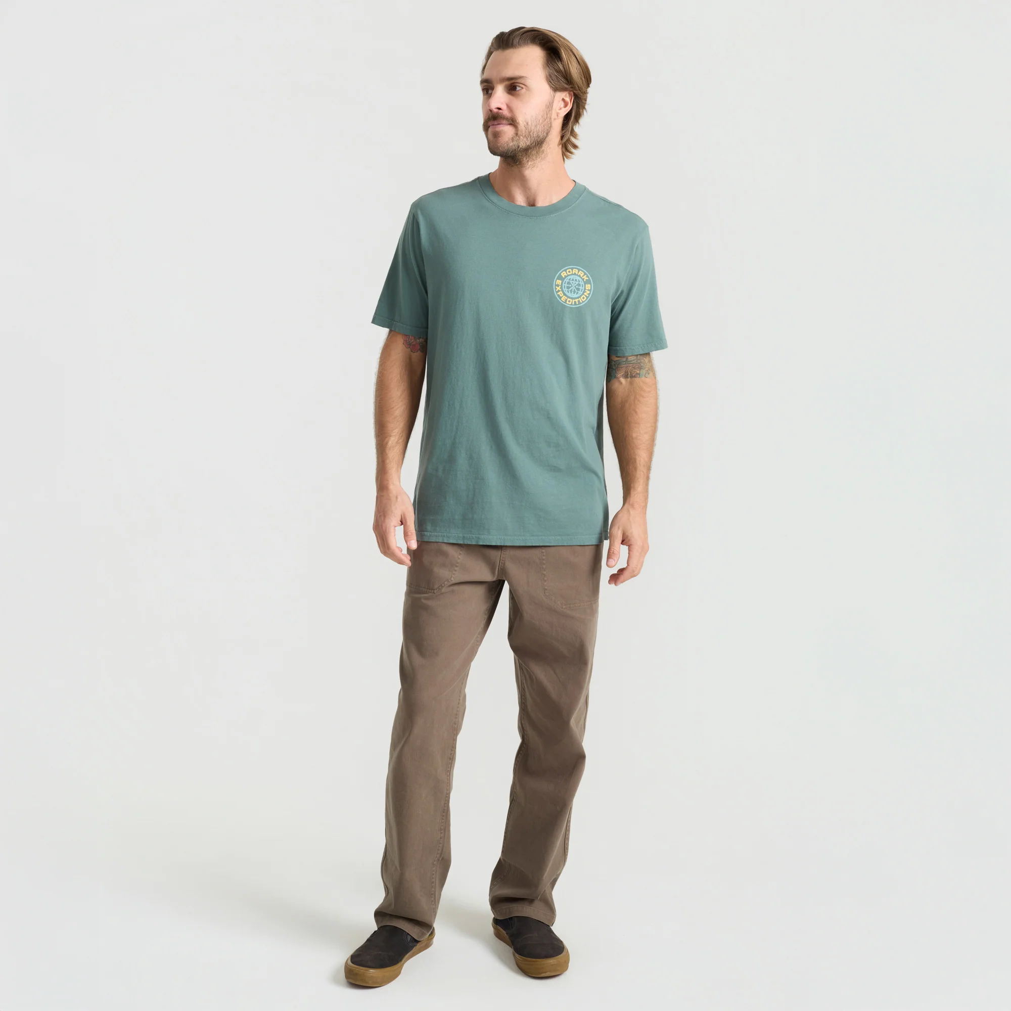 Goin Global Premium Tee - Slate Green - Image 4
