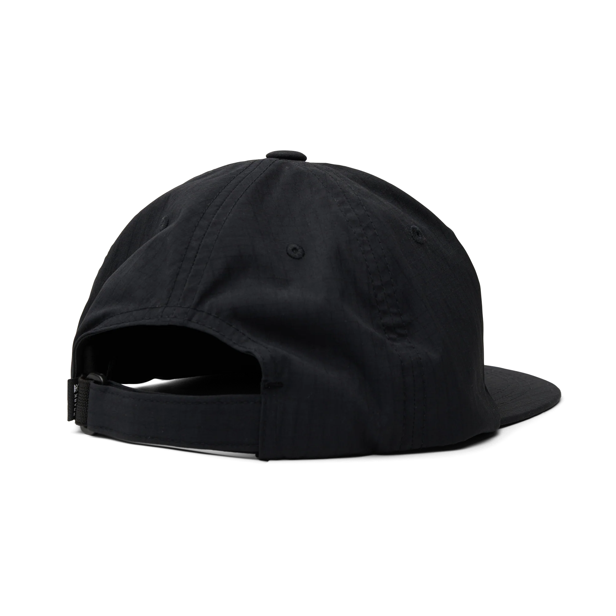 Mathis 5 Panel Strapback Hat - Chaos Black - Image 11