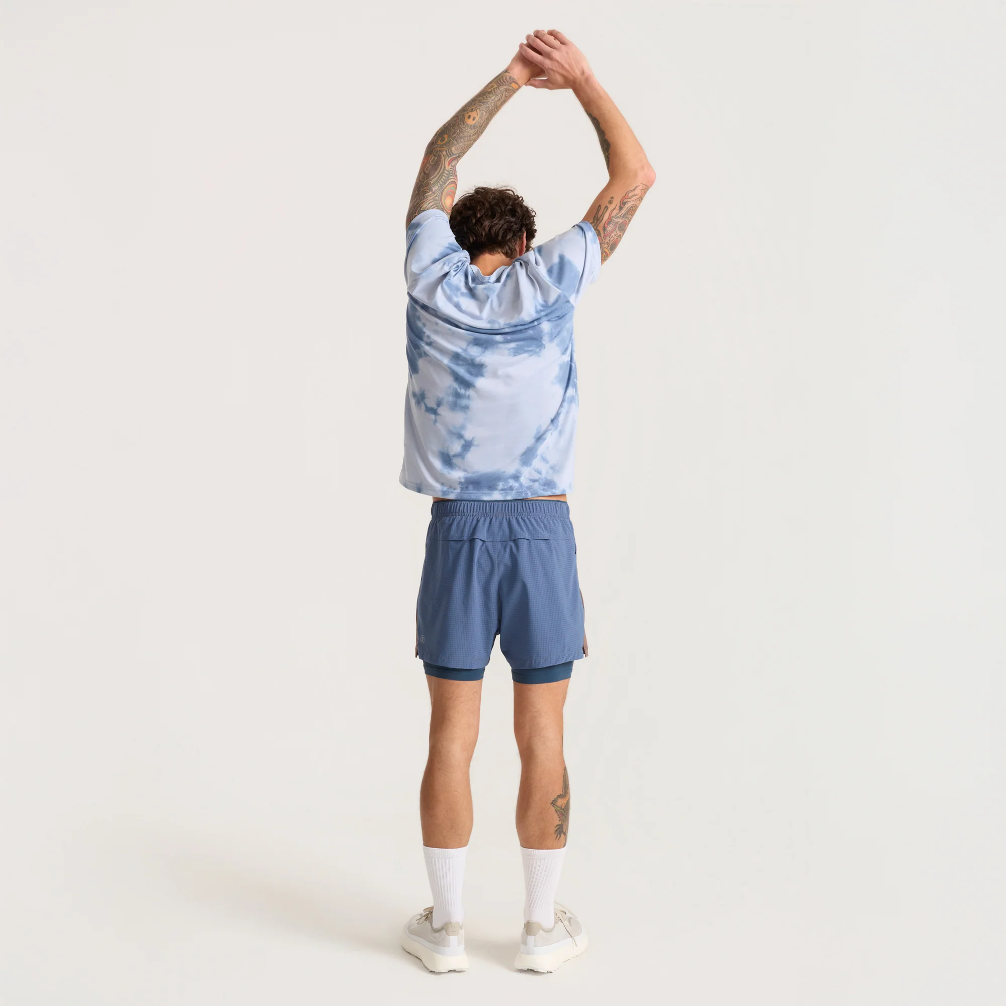 Mathis Active Tie Dye Pocket Short Sleeve Tee - Neptune Tie Dye - Image 5