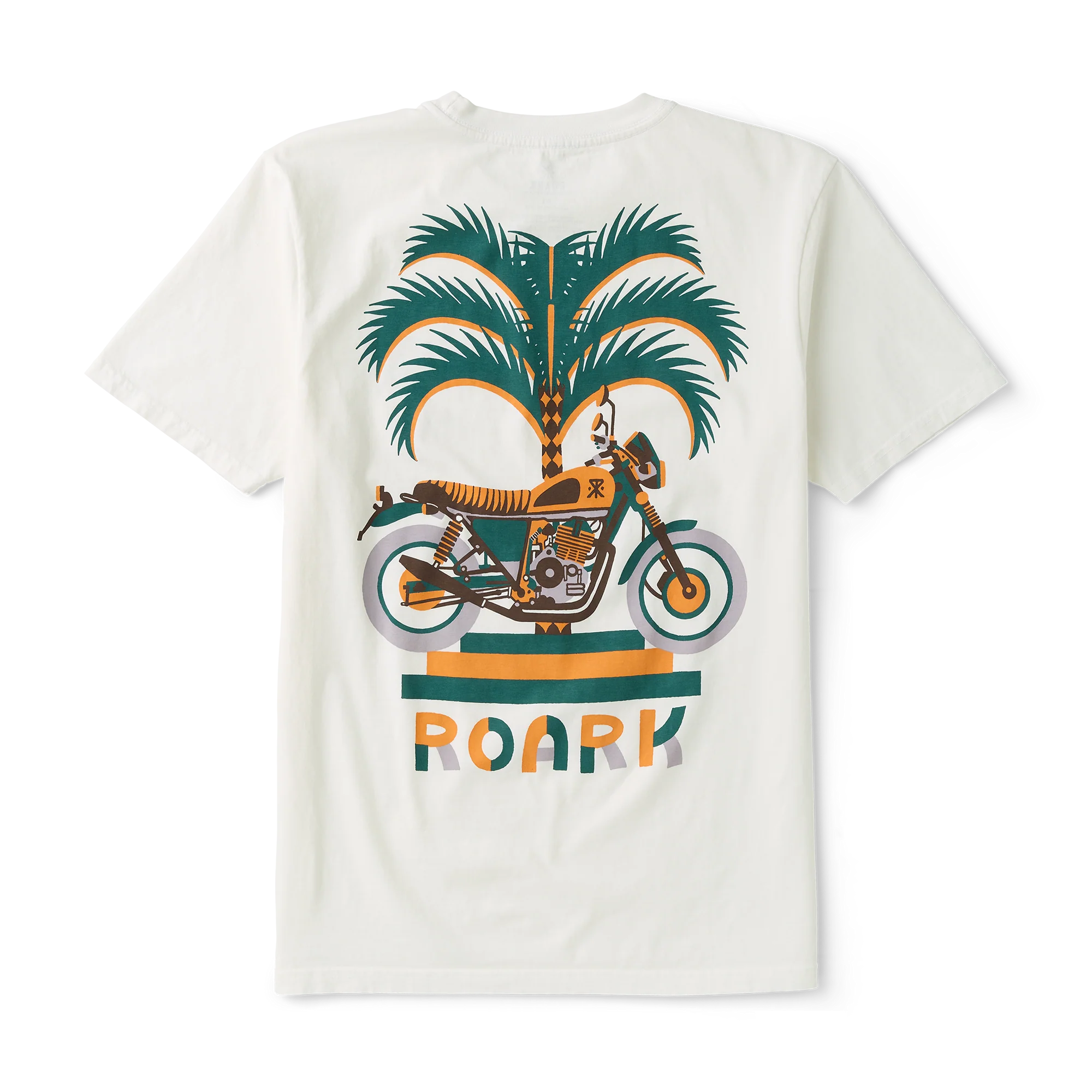 Moto Palm Premium Tee - Off White