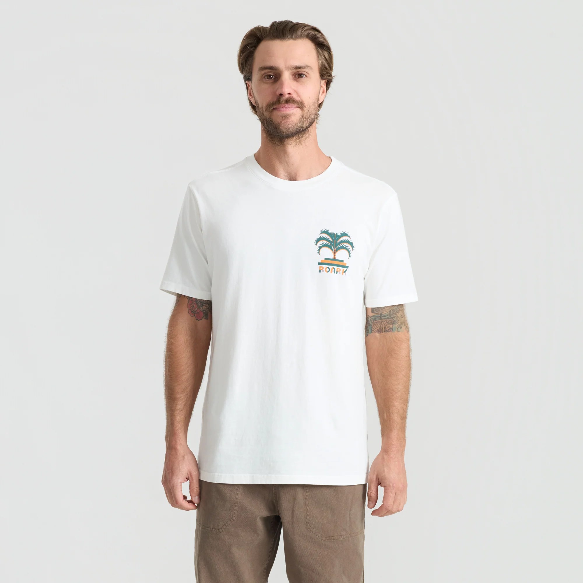 Moto Palm Premium Tee - Off White - Image 3