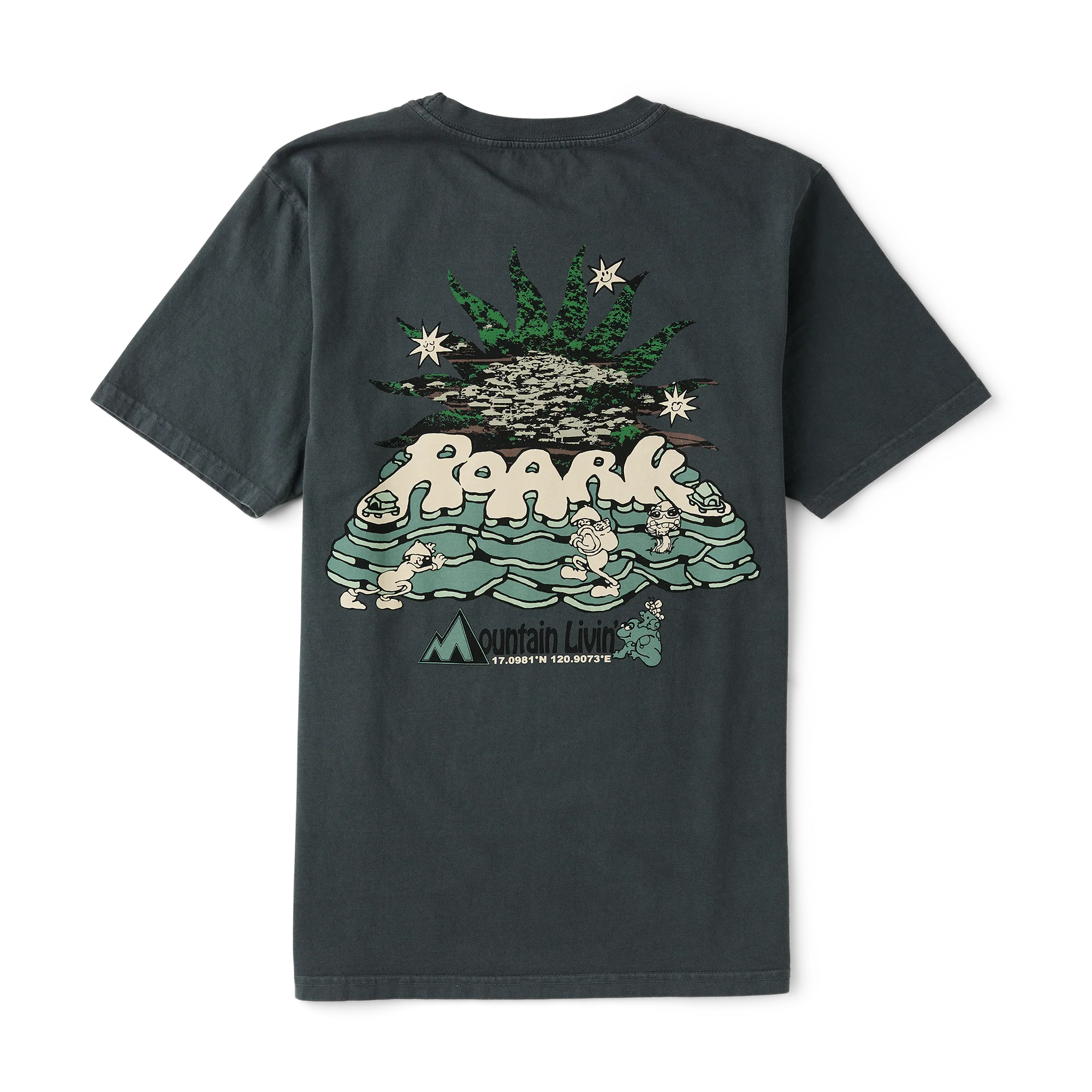 Mountain Livin Premium Tee - Charcoal