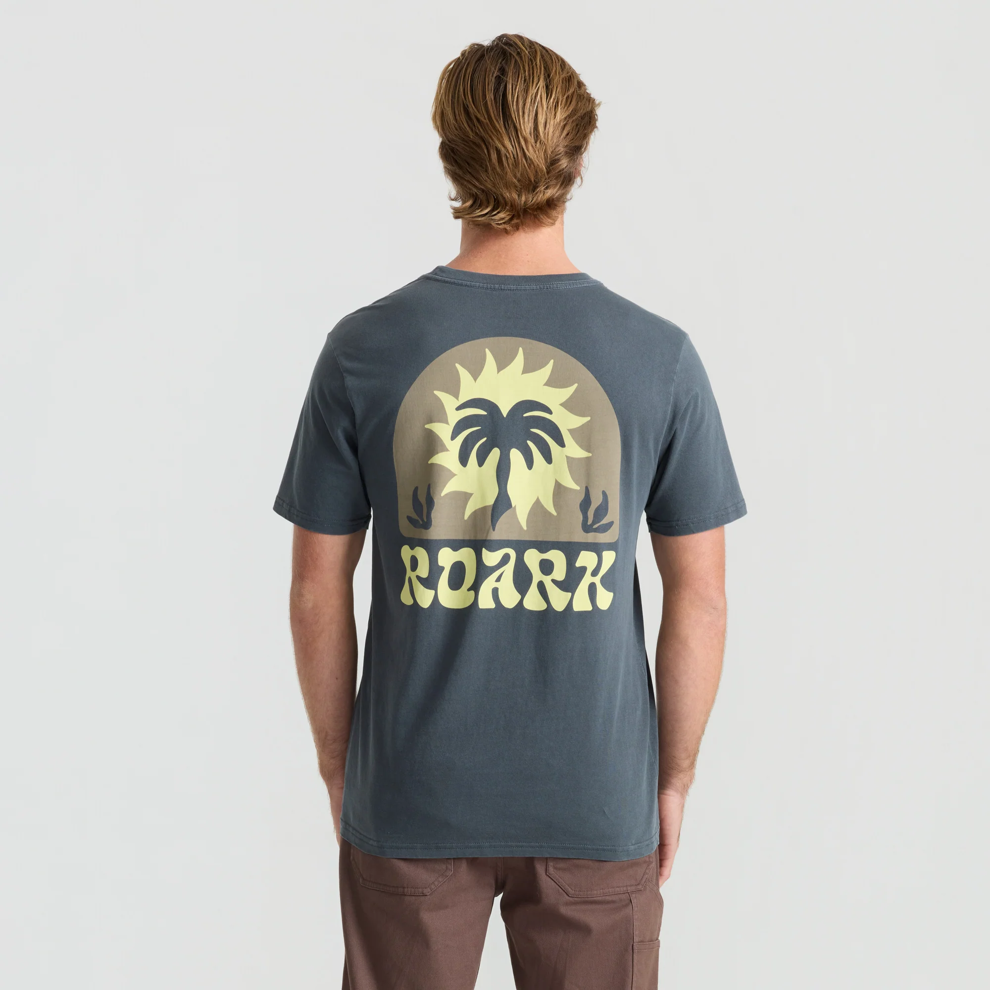 Palm Premium Tee - Charcoal - Image 4