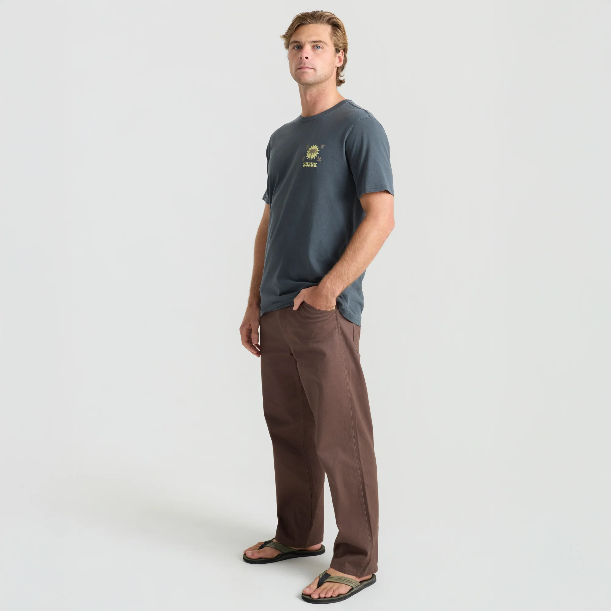 Palm Premium Tee - Charcoal - Image 5