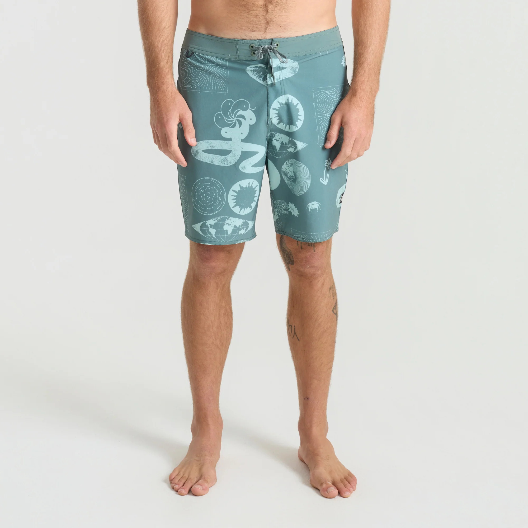 Passage Boardshorts - Slate Green - Image 2