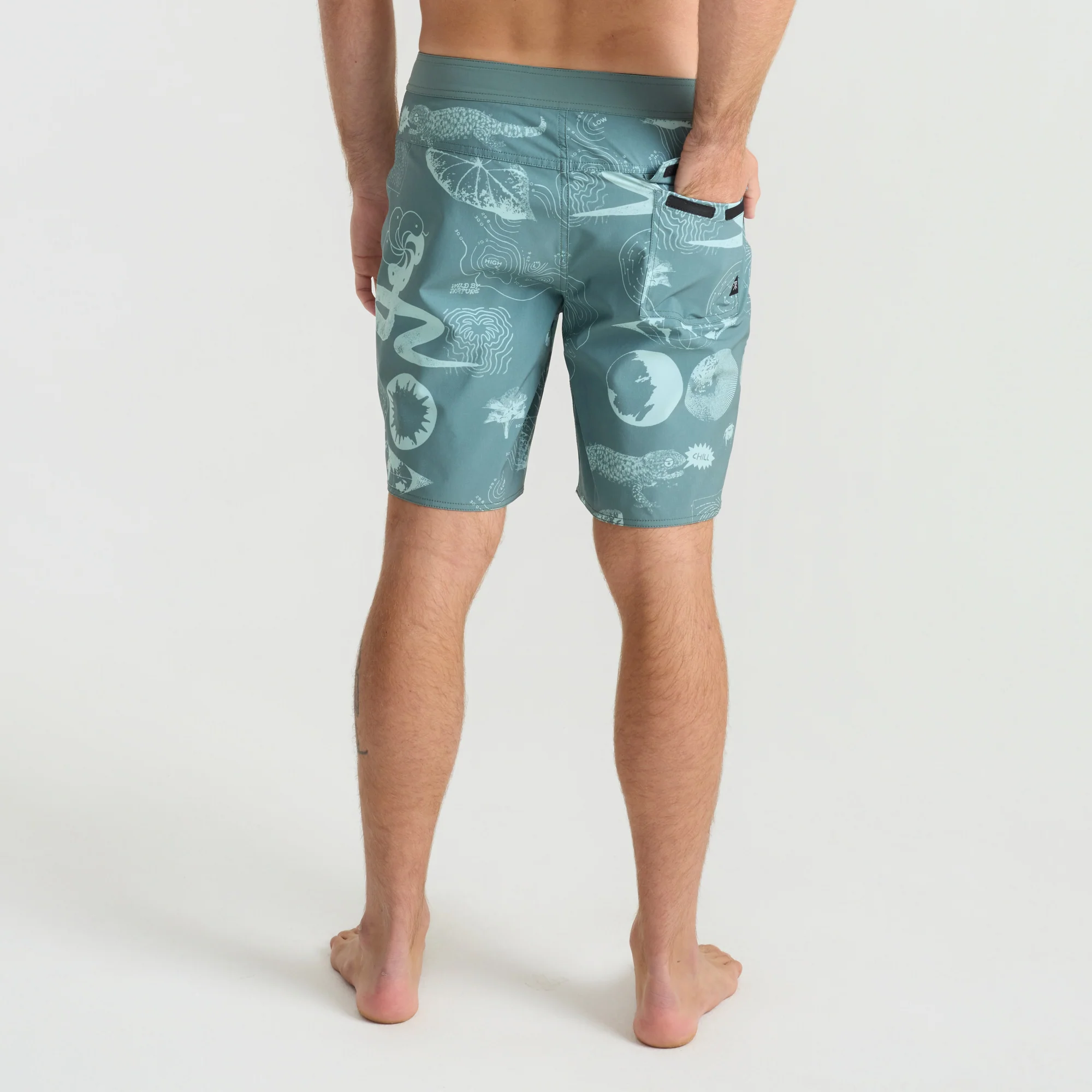 Passage Boardshorts - Slate Green - Image 5