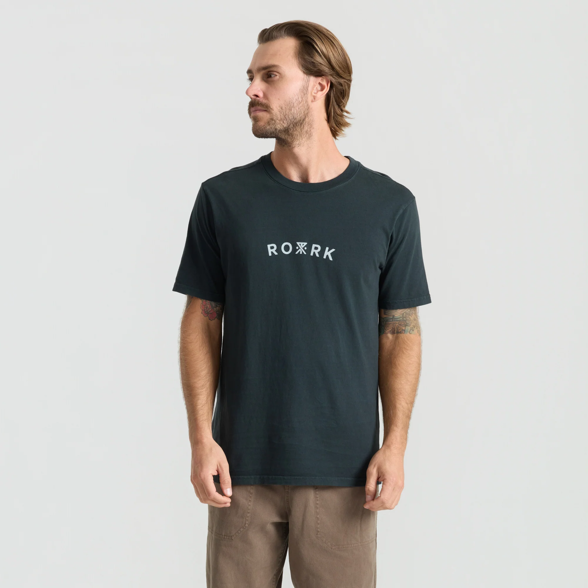 Roark Premium Tee - Washed Black - Image 2