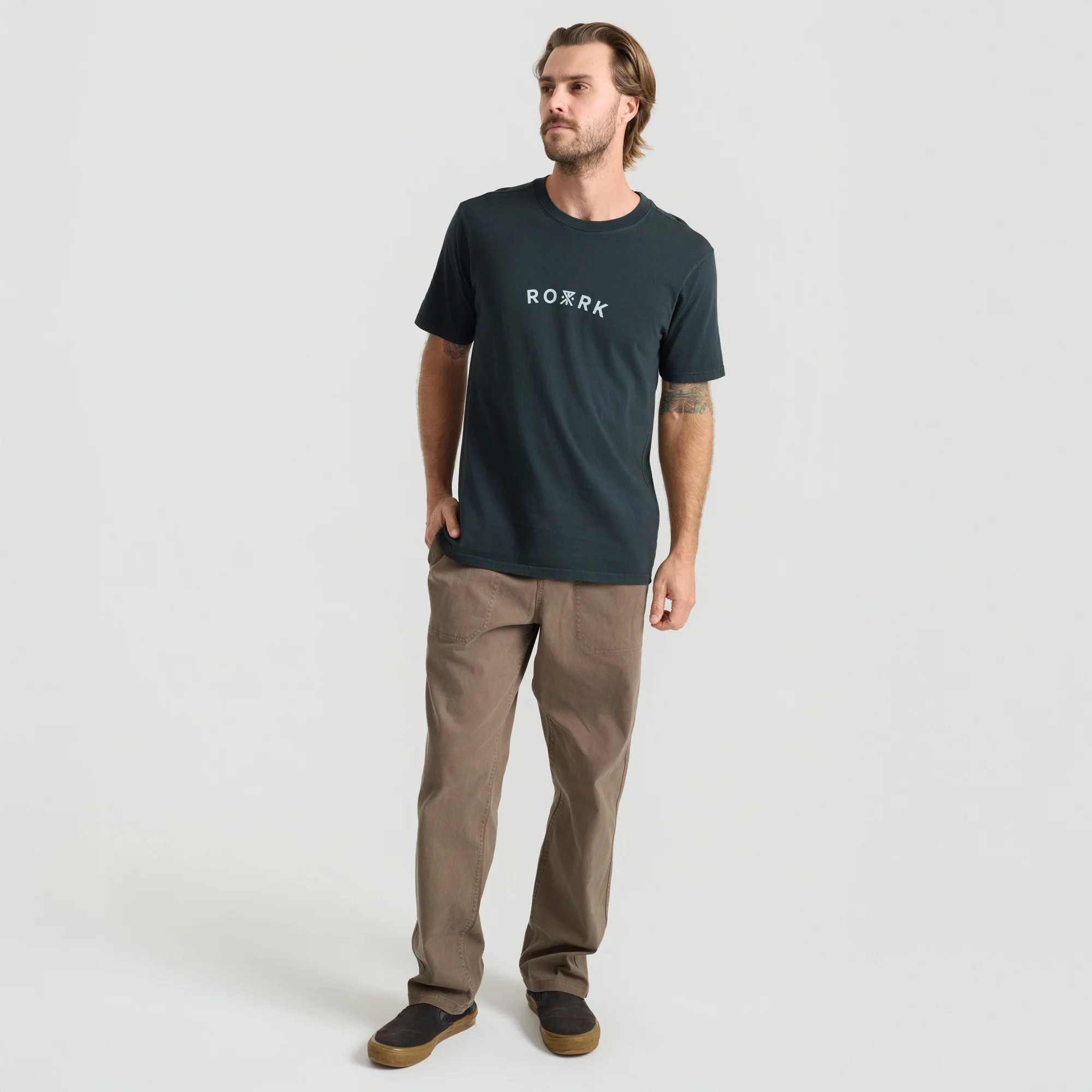 Roark Premium Tee - Washed Black - Image 4