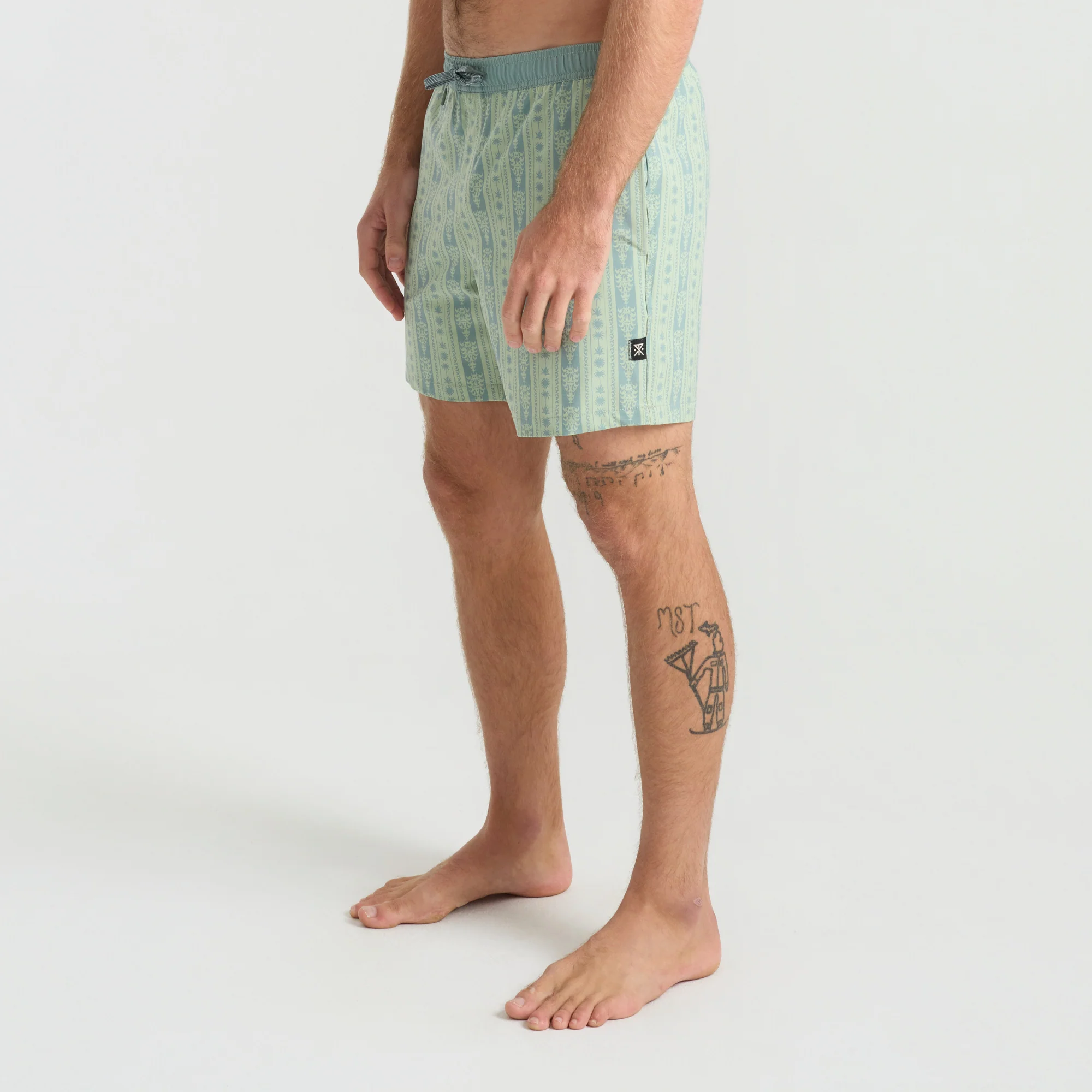 Shorey Boardshorts - Stripe Sea Foam - Image 4