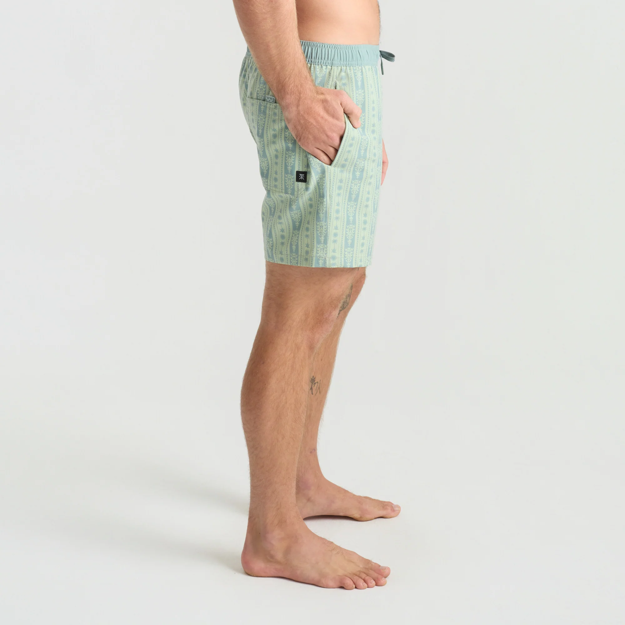 Shorey Boardshorts - Stripe Sea Foam - Image 5