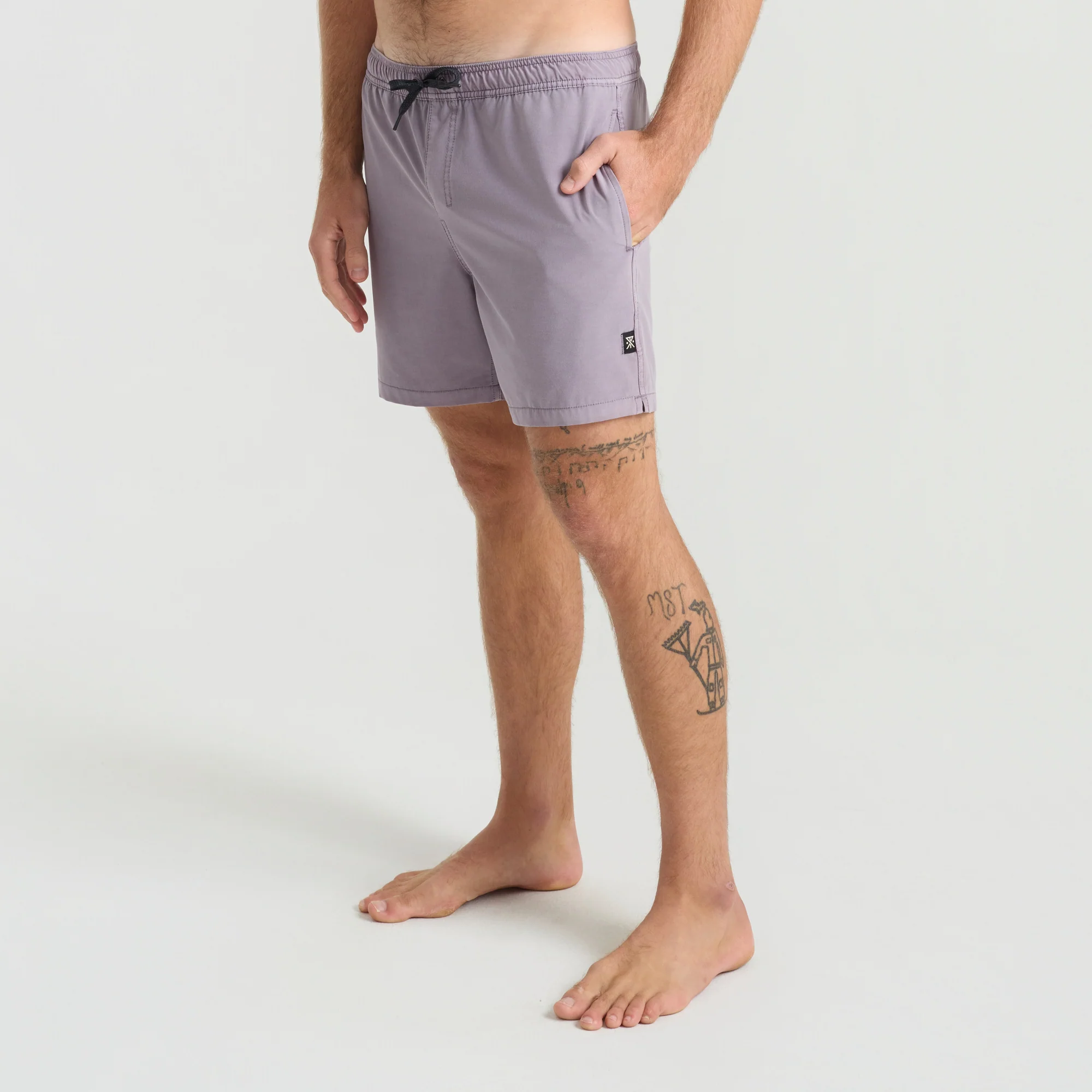 Shorey Boardshorts - Washed Dusty Lilac - Image 4