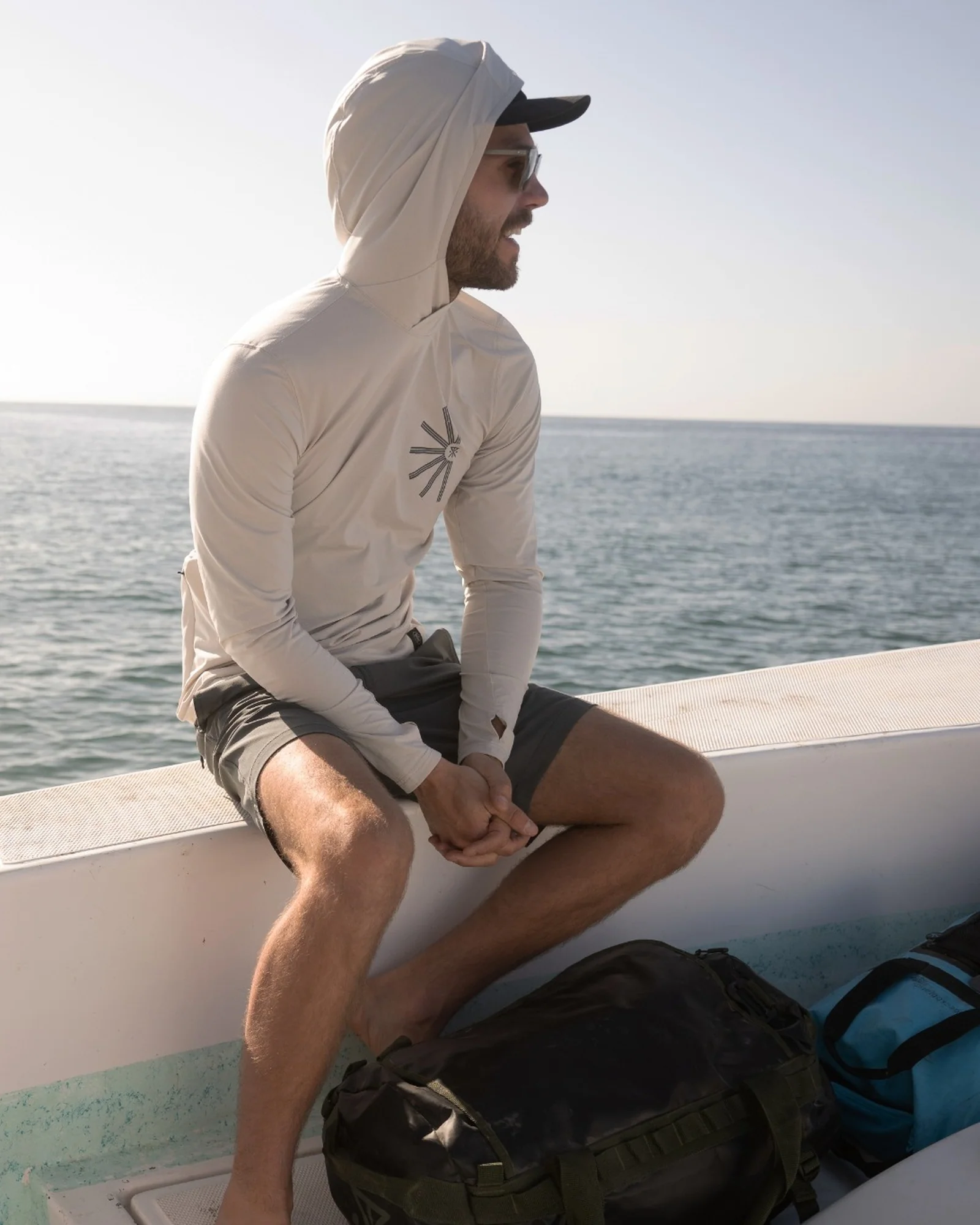 Venture UPF Hoodie - Off White - Image 3