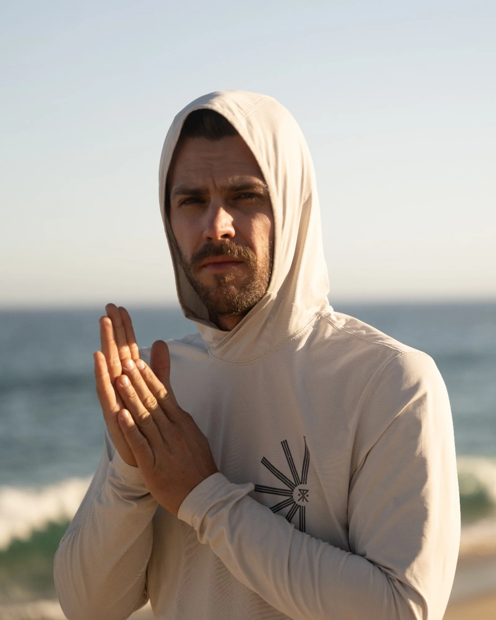 Venture UPF Hoodie - Off White - Image 6