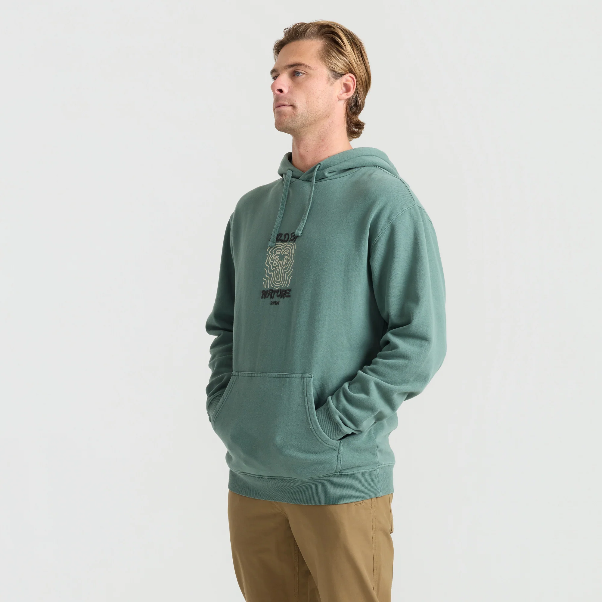 Wild By Nature Hoodie  - Slate Green - Image 4