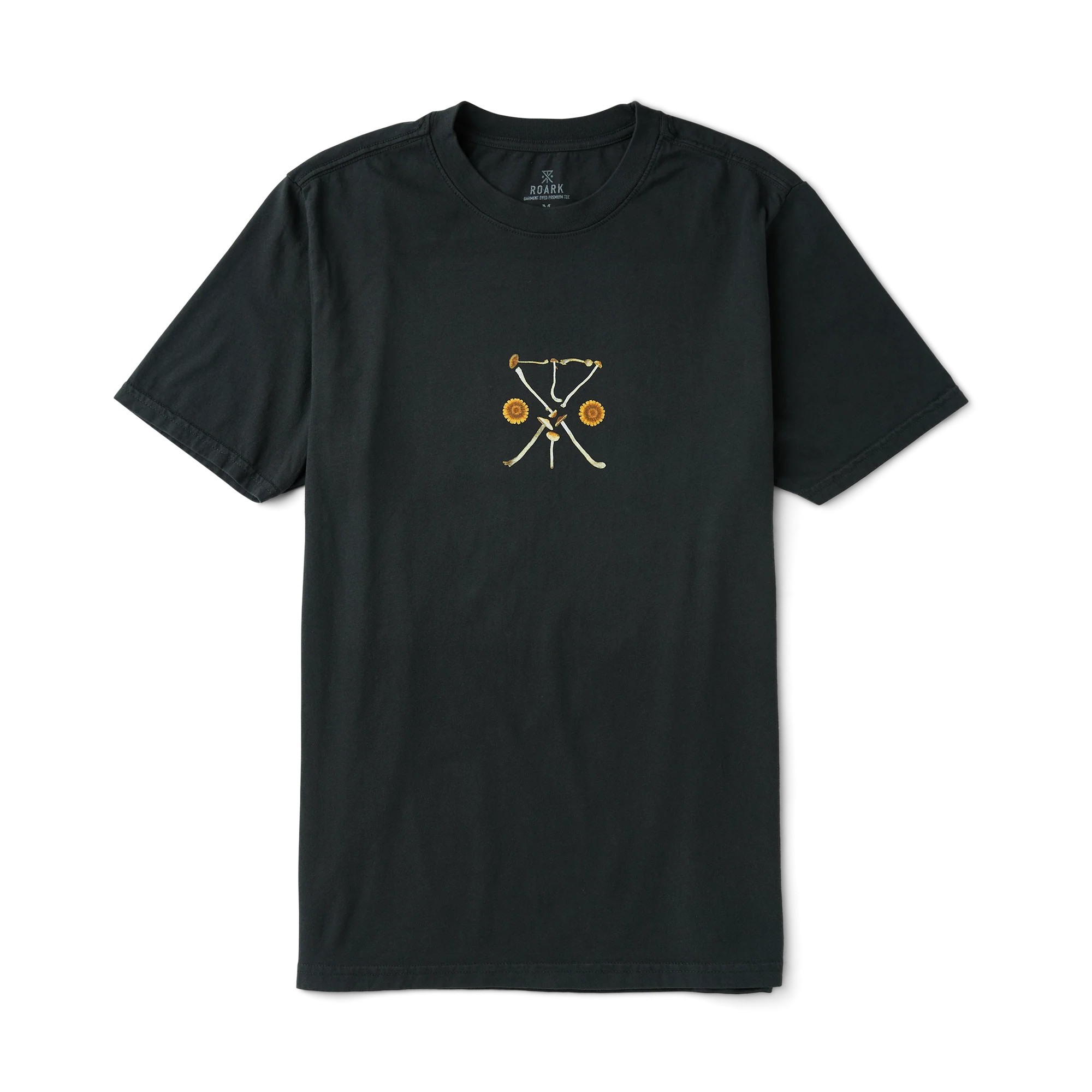 Yin Yang Forage Premium Tee - Washed Black - Image 5