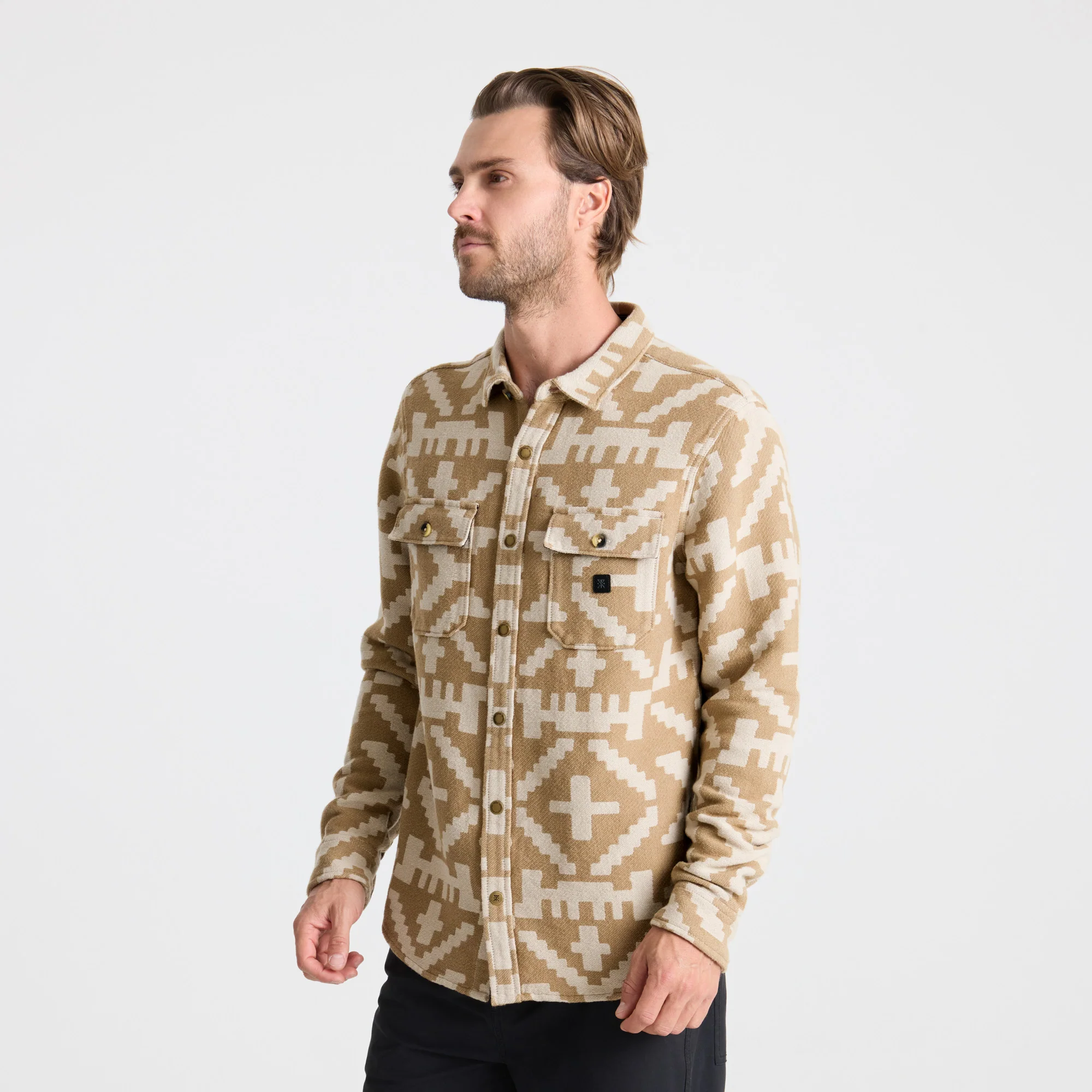 Nordsman Jacquard Flannel - Light Khaki - Image 3