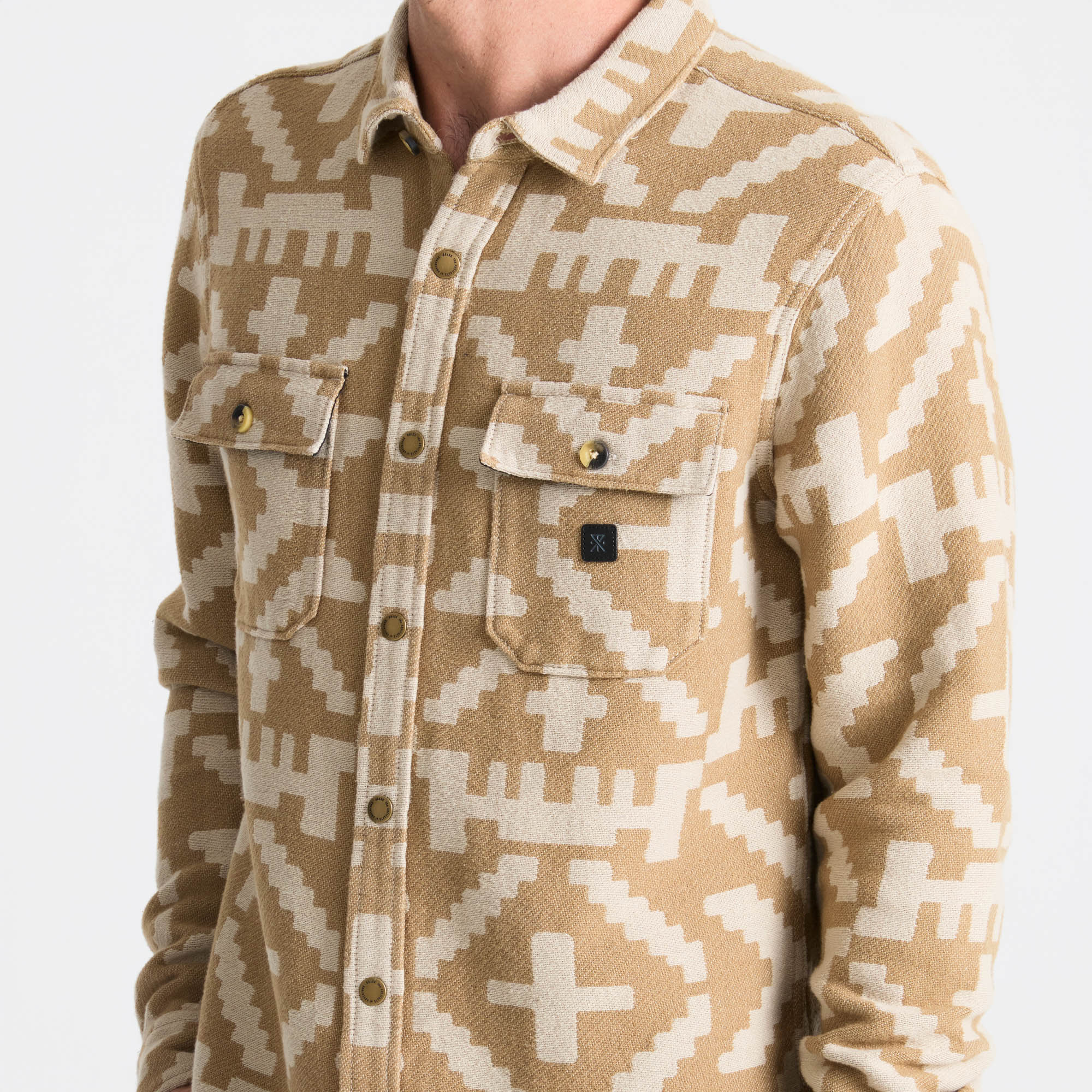 Nordsman Jacquard Flannel - Light Khaki - Image 4