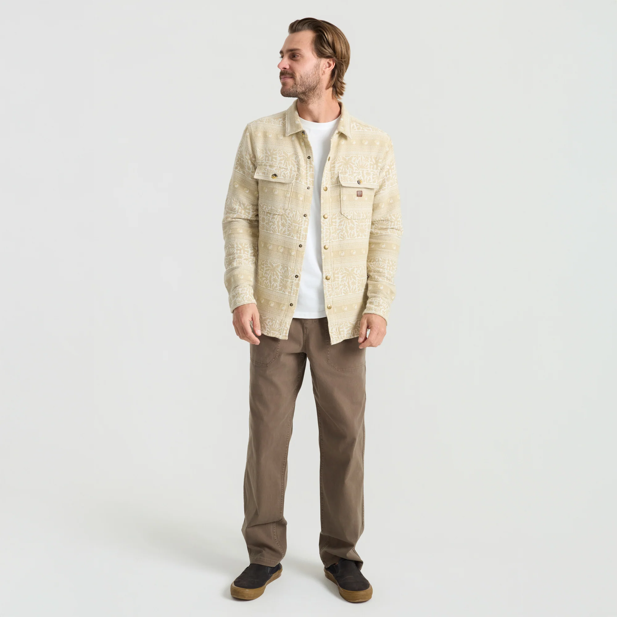 Nordsman Jacquard Flannel - Oat - Image 4