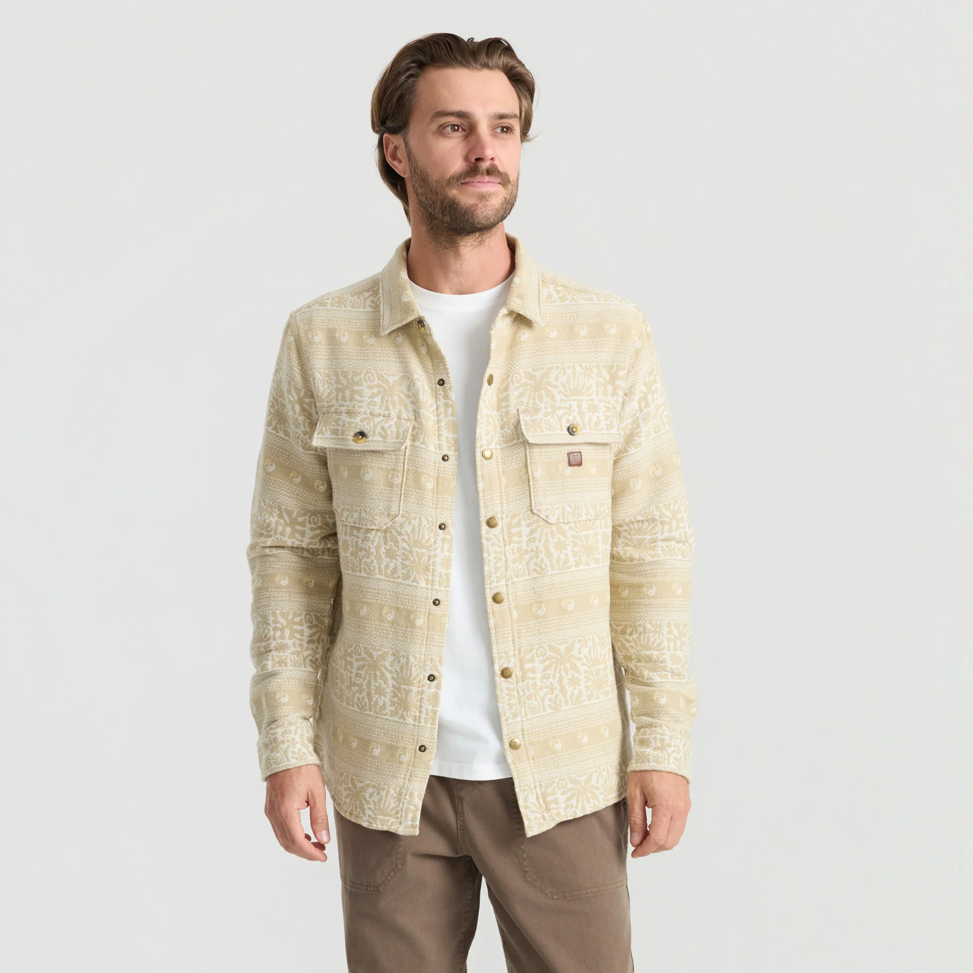 Nordsman Jacquard Flannel - Oat - Image 5