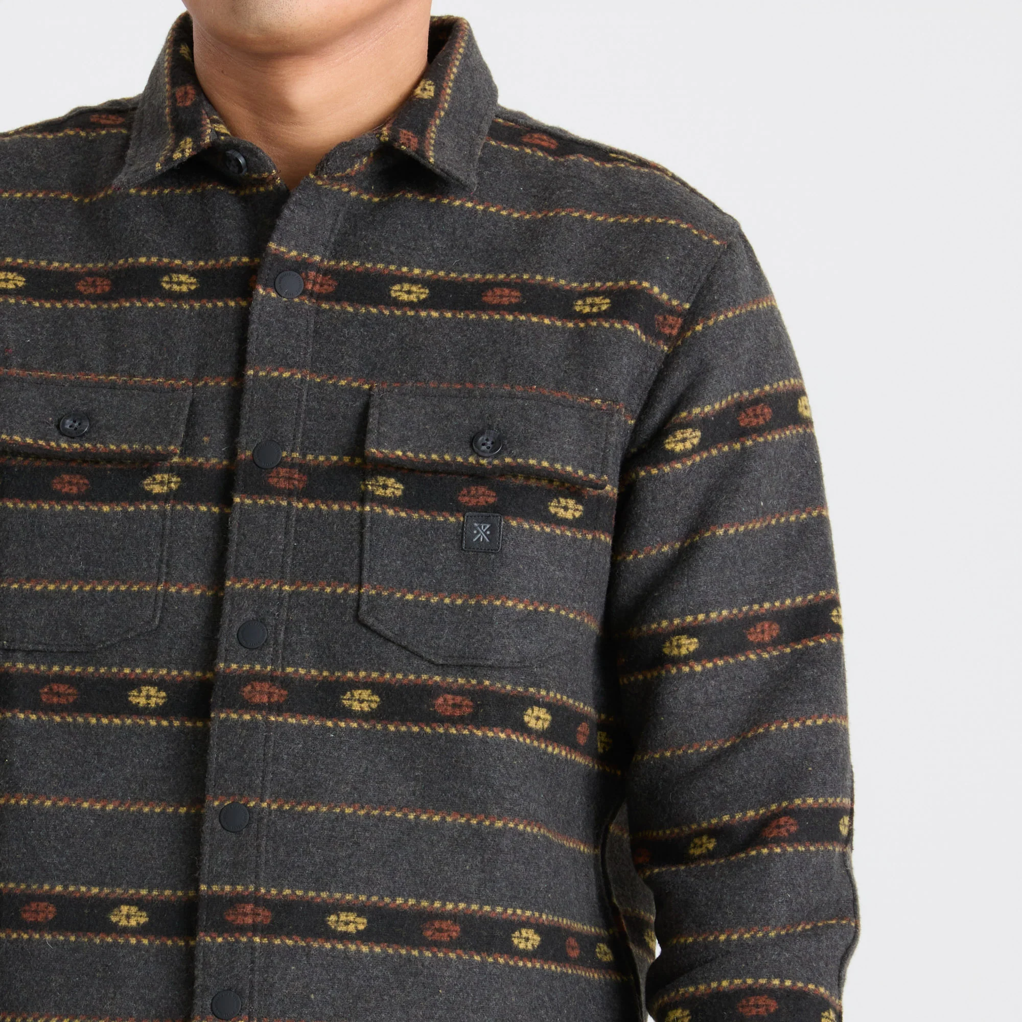 Nordsman Long Sleeve Flannel - Onyx - Image 3
