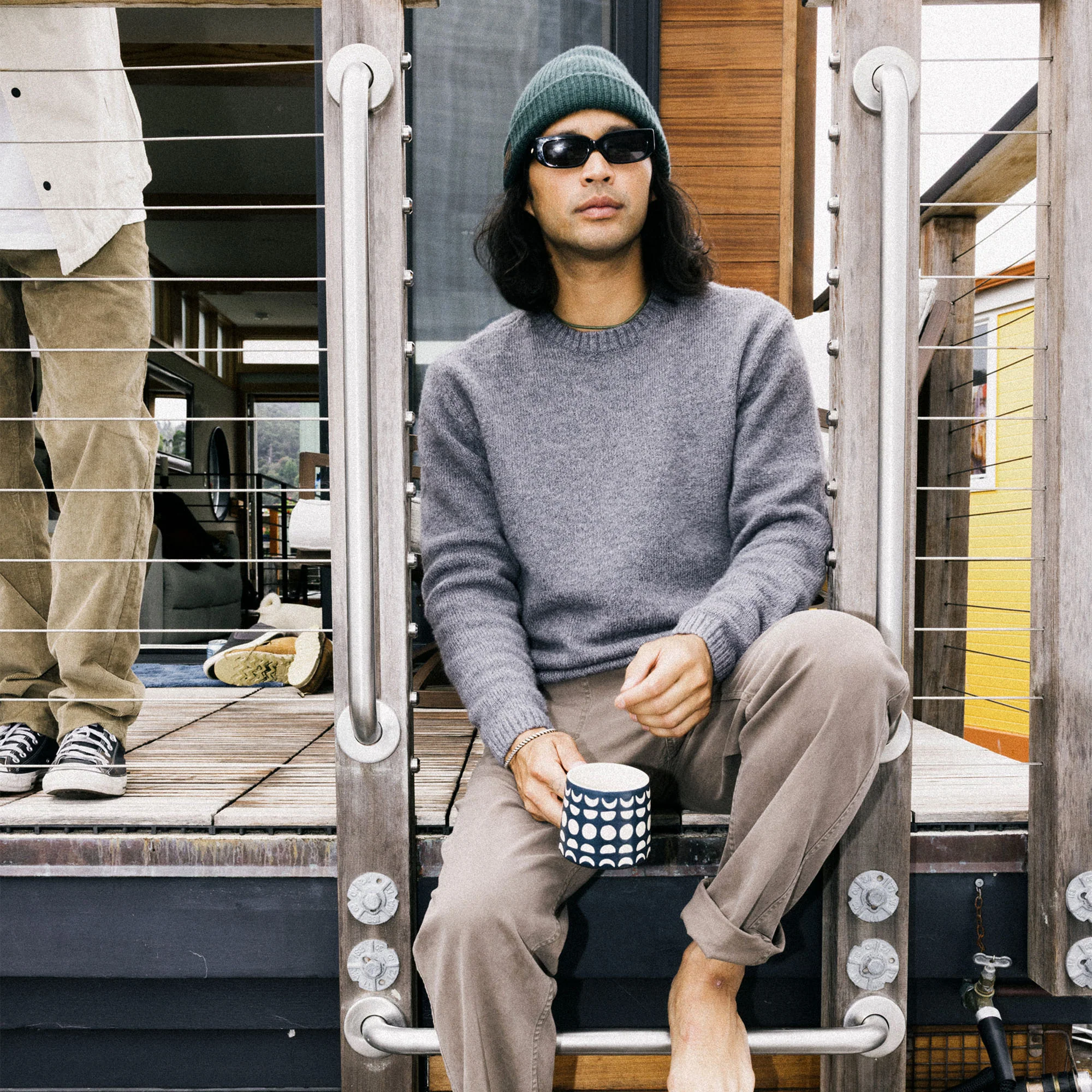 Nordsman Wool Sweater - Charcoal - Image 2