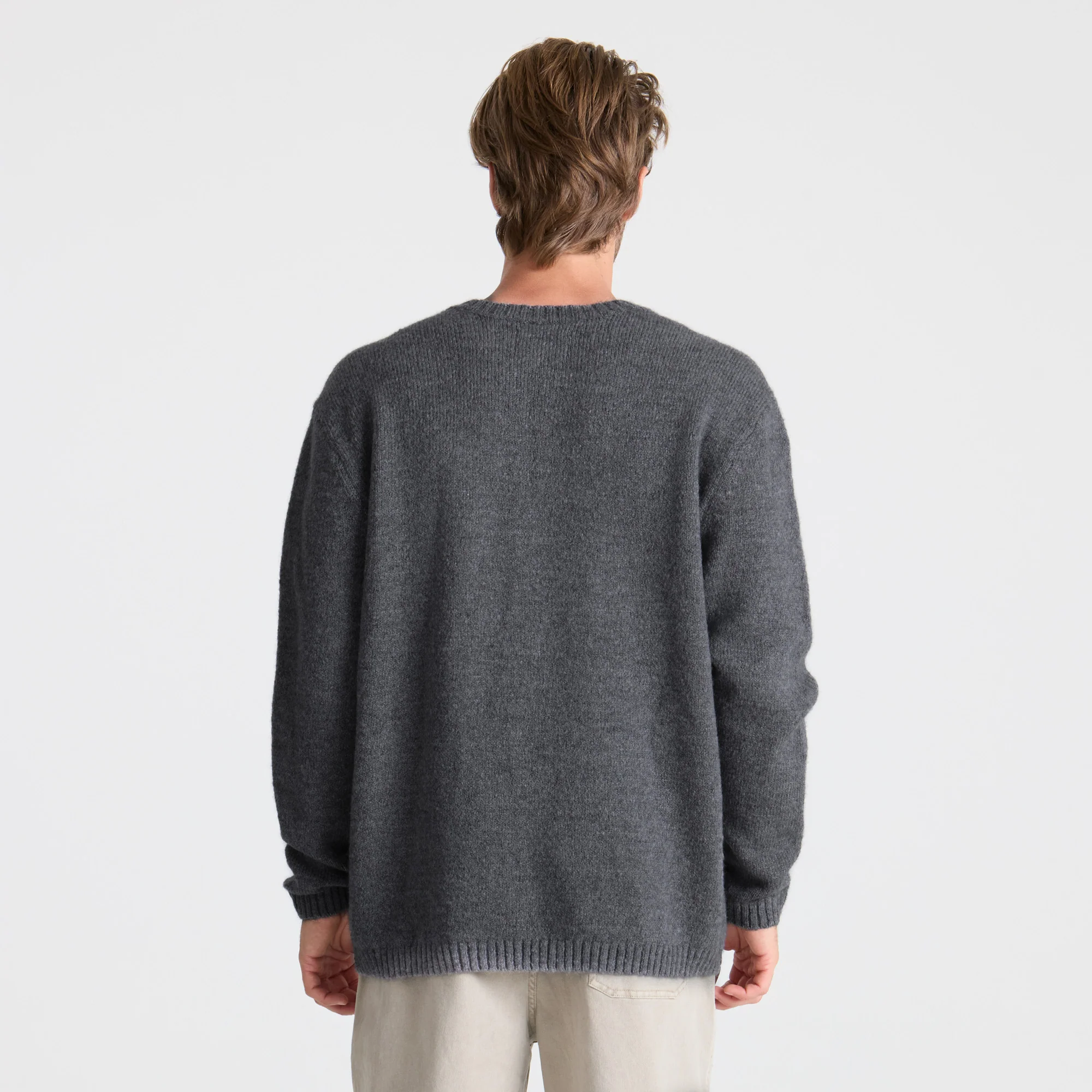 Nordsman Wool Sweater - Charcoal - Image 6