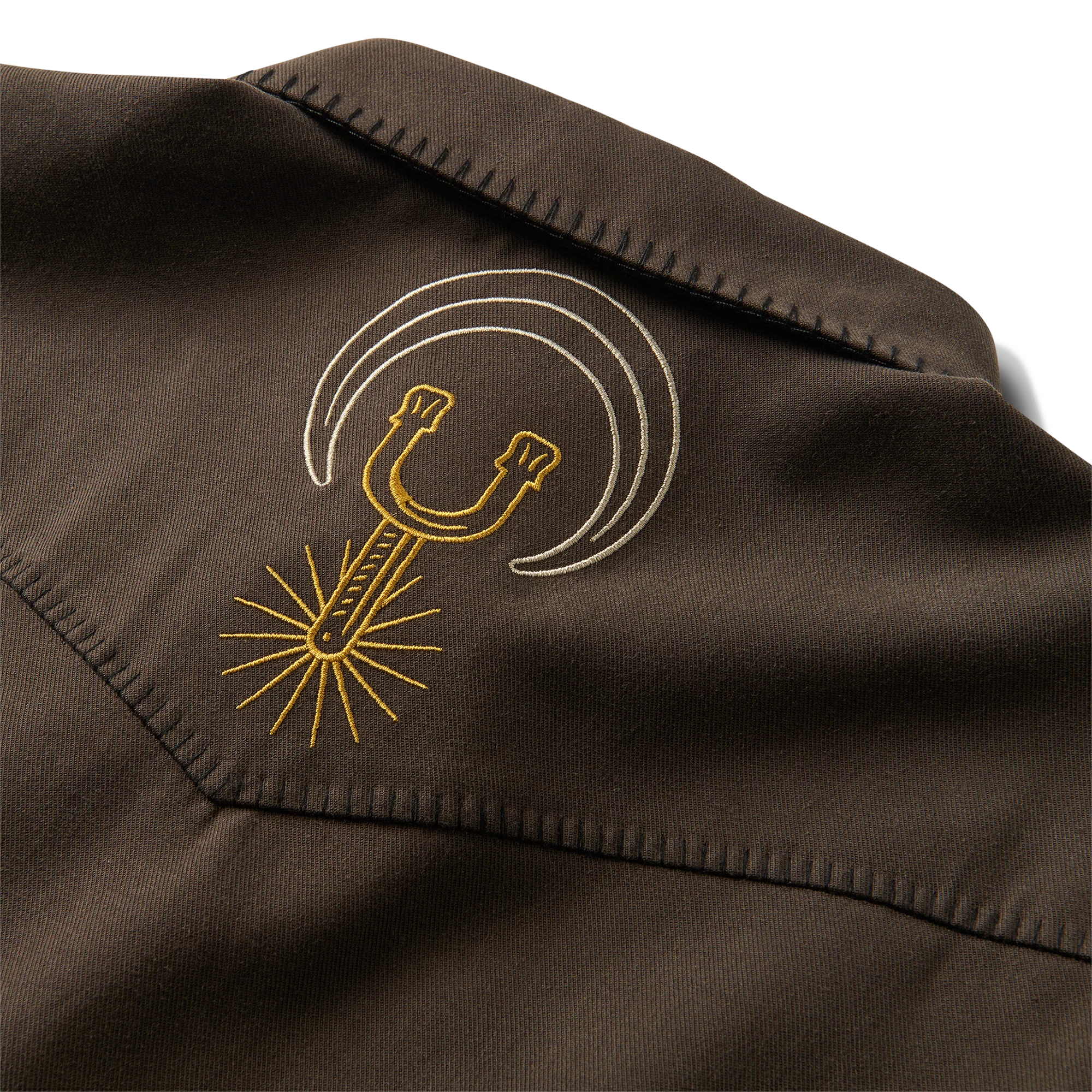 On the Range Long Sleeve Button Up Shirt - Dark Brown - Image 11