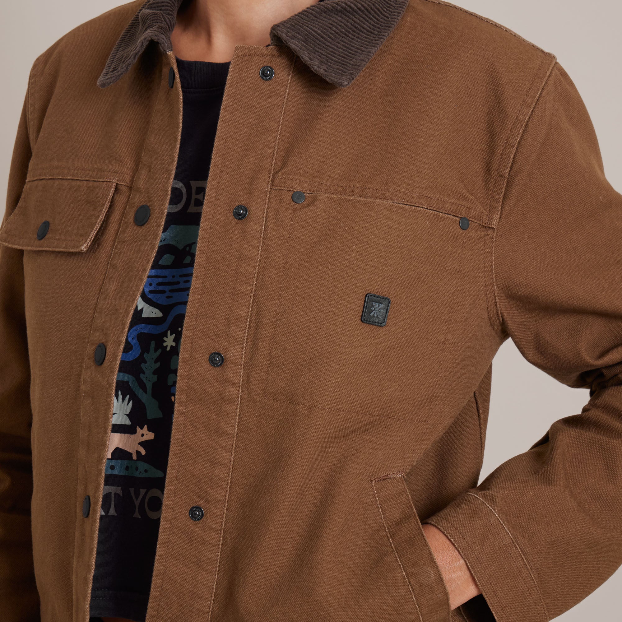 Open Roads Canvas Jacket - Otter - Image 6