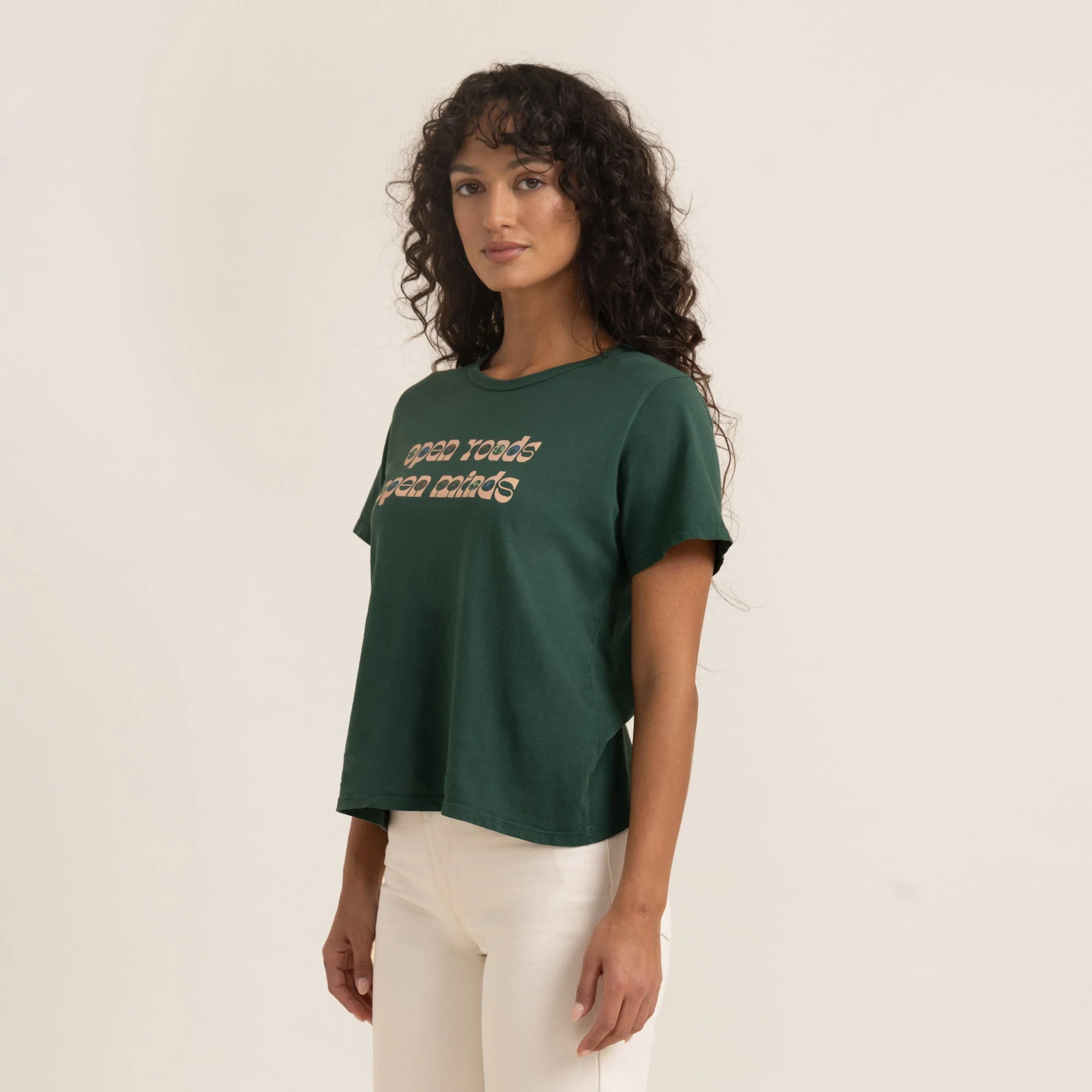 Open Roads Everyday Premium Tee - Emerald